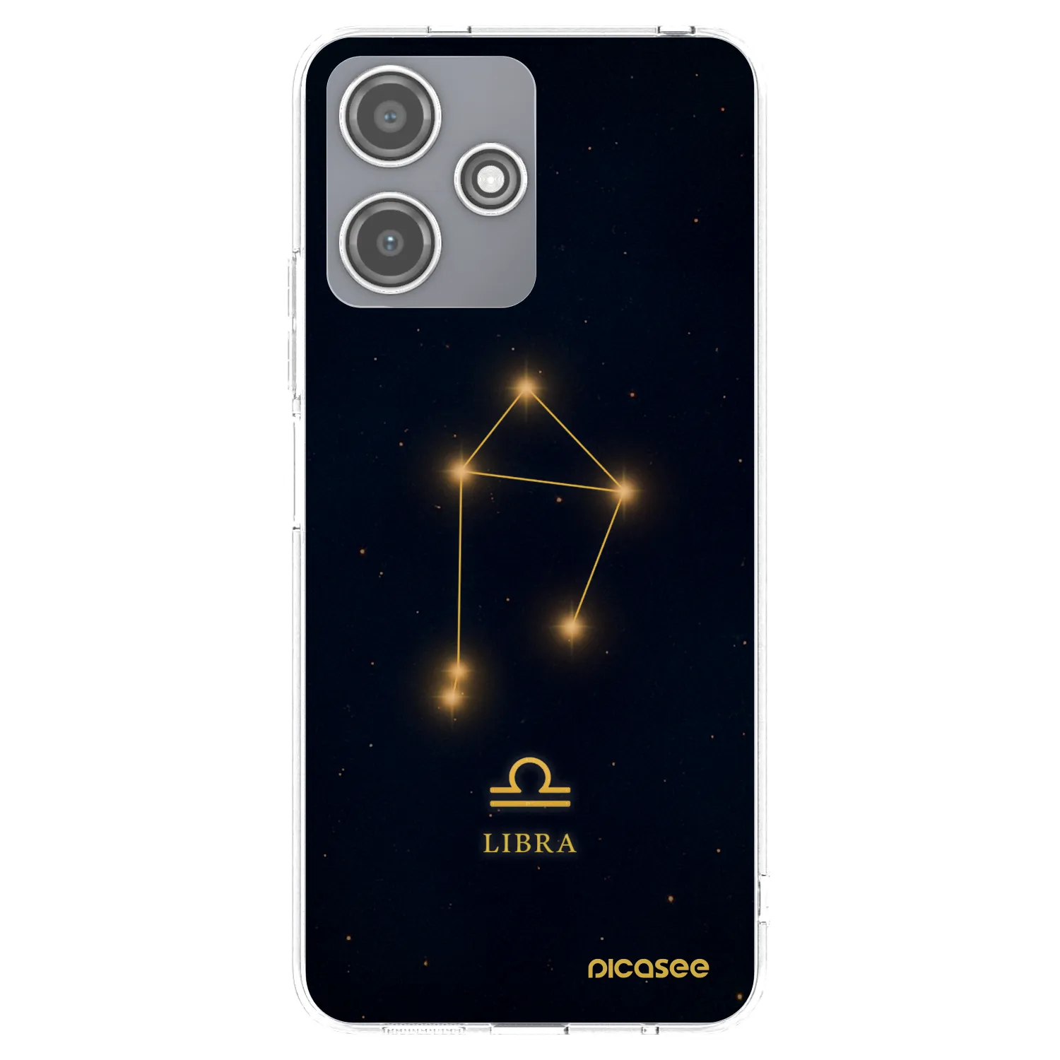 Picasee silikonska prozirna maskica za Xiaomi Redmi 12 5G - LIBRA