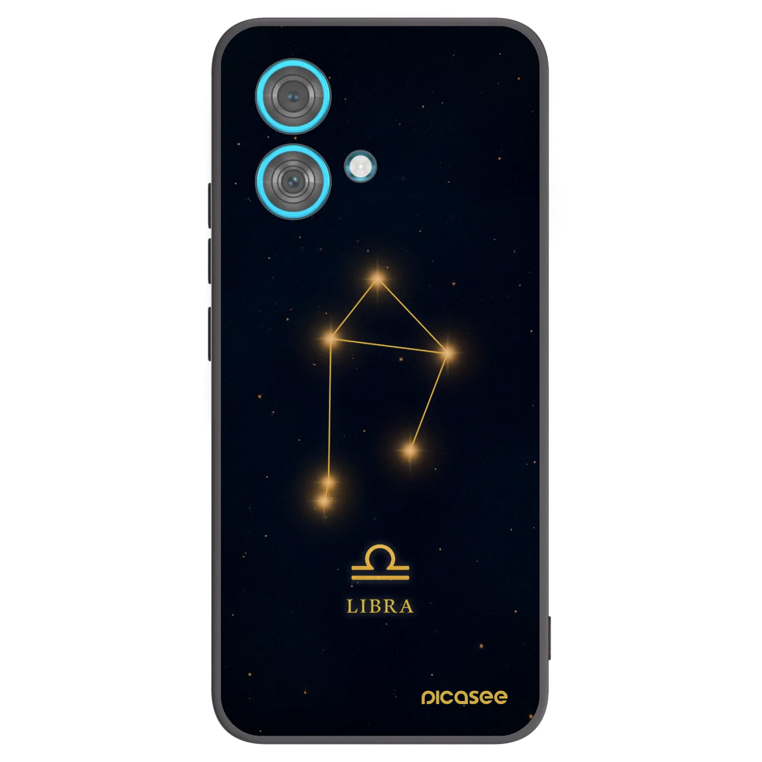 Picasee crna silikonska maskica za Motorola Edge 40 Neo - LIBRA