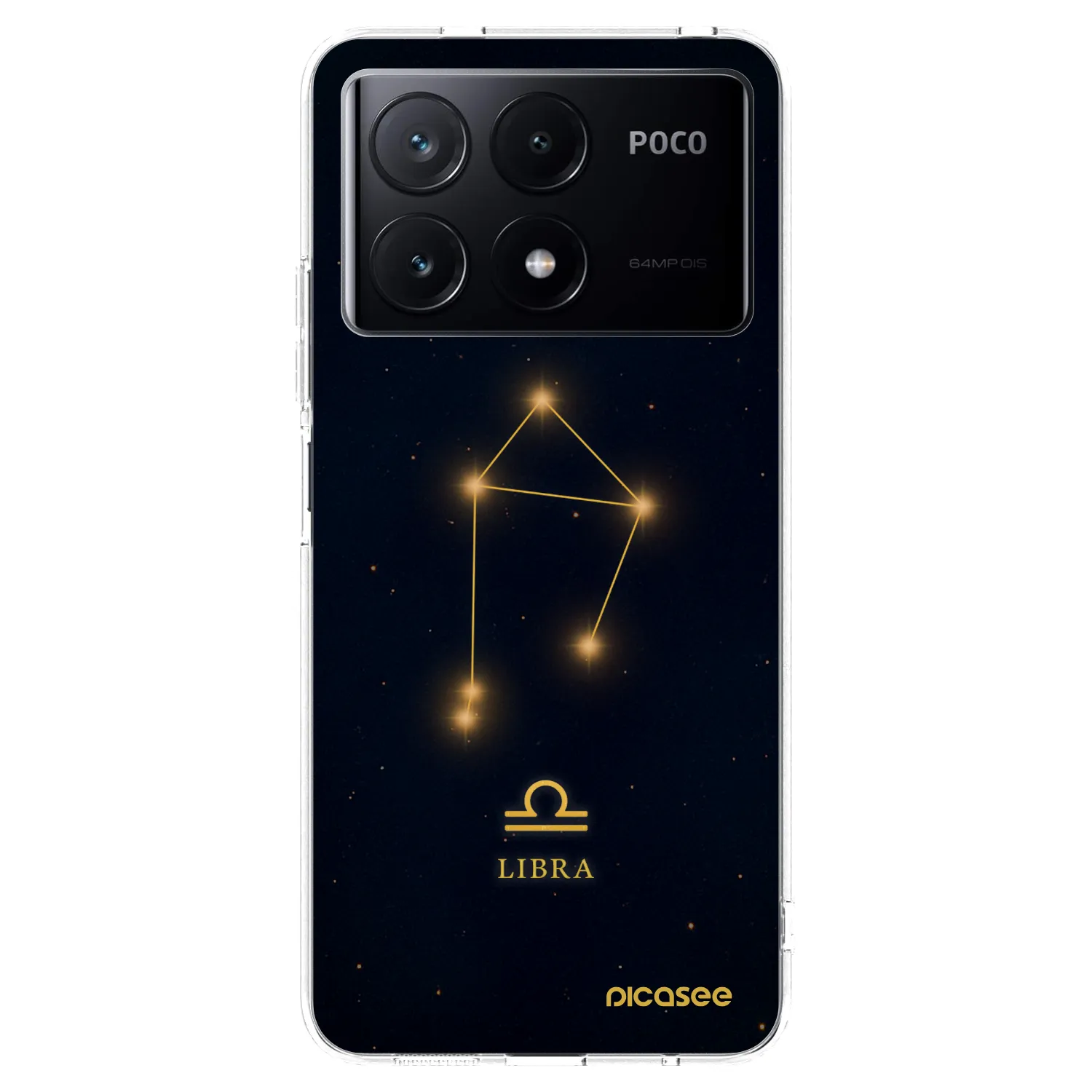 Picasee silikonska prozirna maskica za Xiaomi Poco X6 Pro - LIBRA