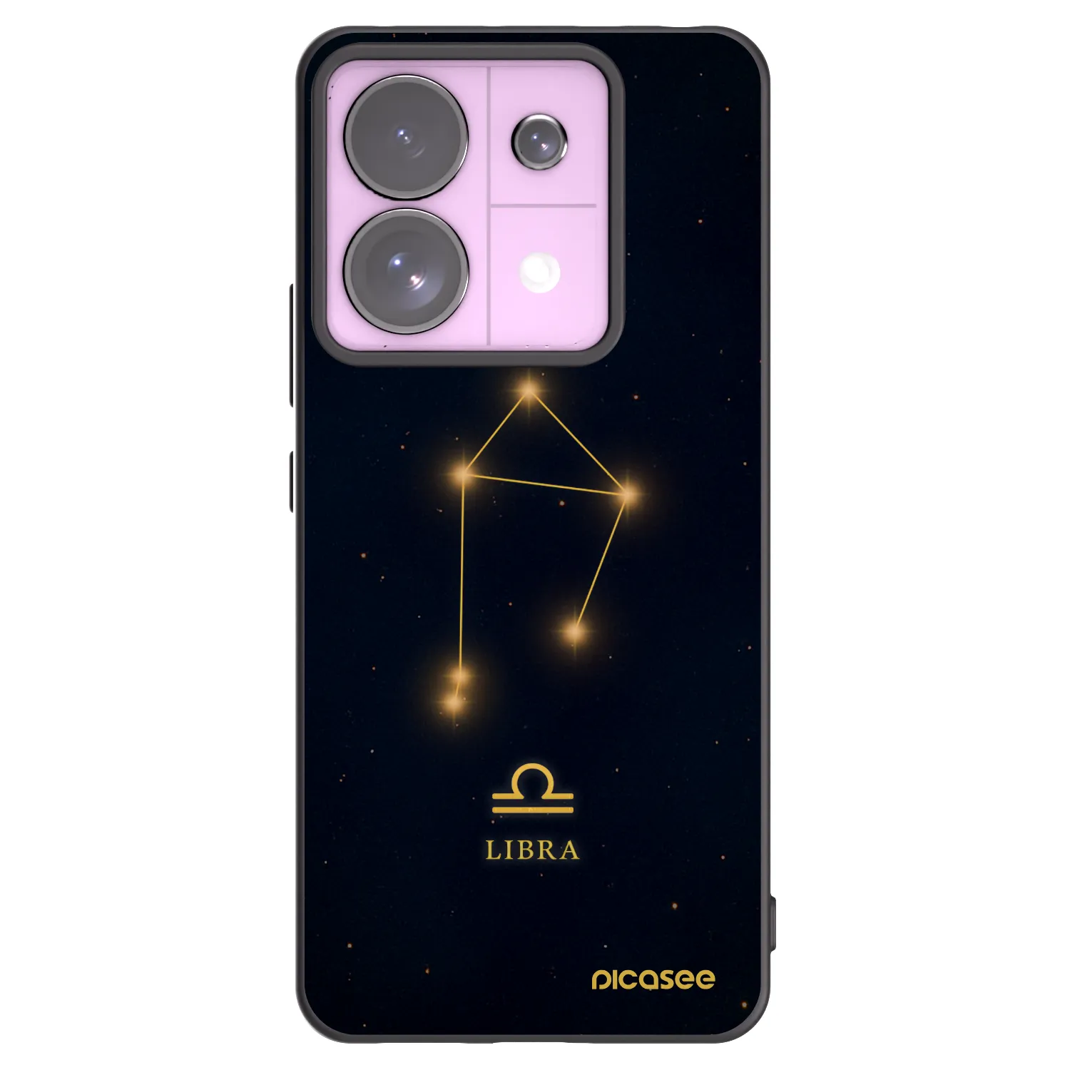 Picasee crna silikonska maskica za Xiaomi Redmi Note 13 Pro 5G - LIBRA