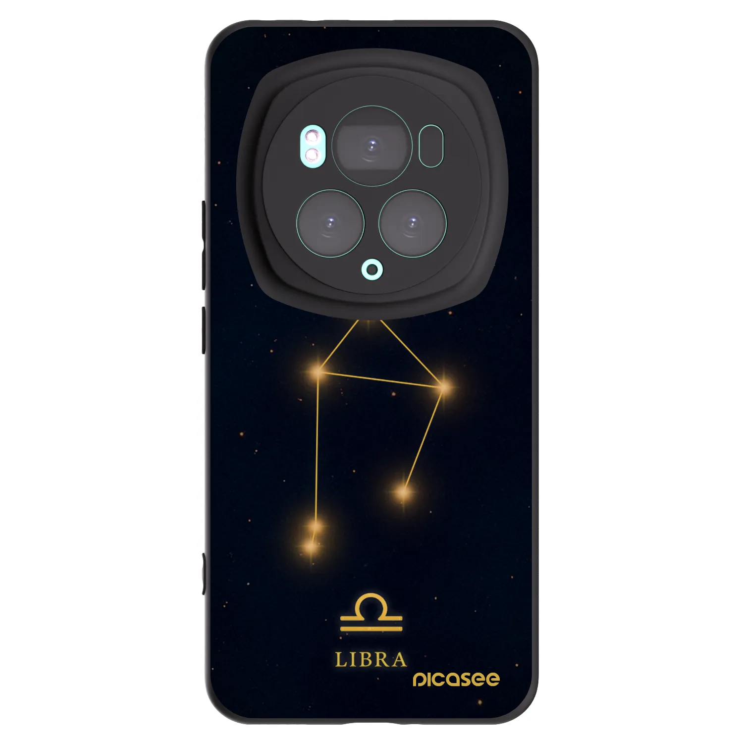 Picasee crna silikonska maskica za Honor Magic6 Pro - LIBRA