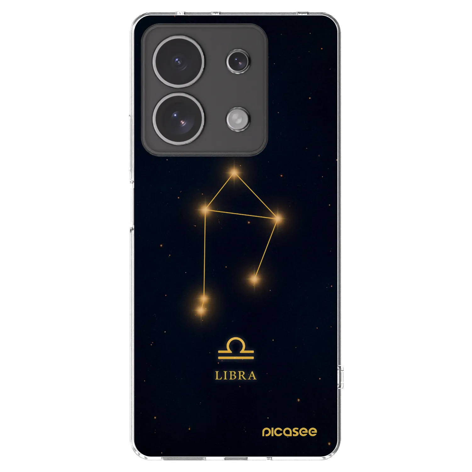 Picasee silikonska prozirna maskica za Xiaomi Redmi Note 13 4G - LIBRA