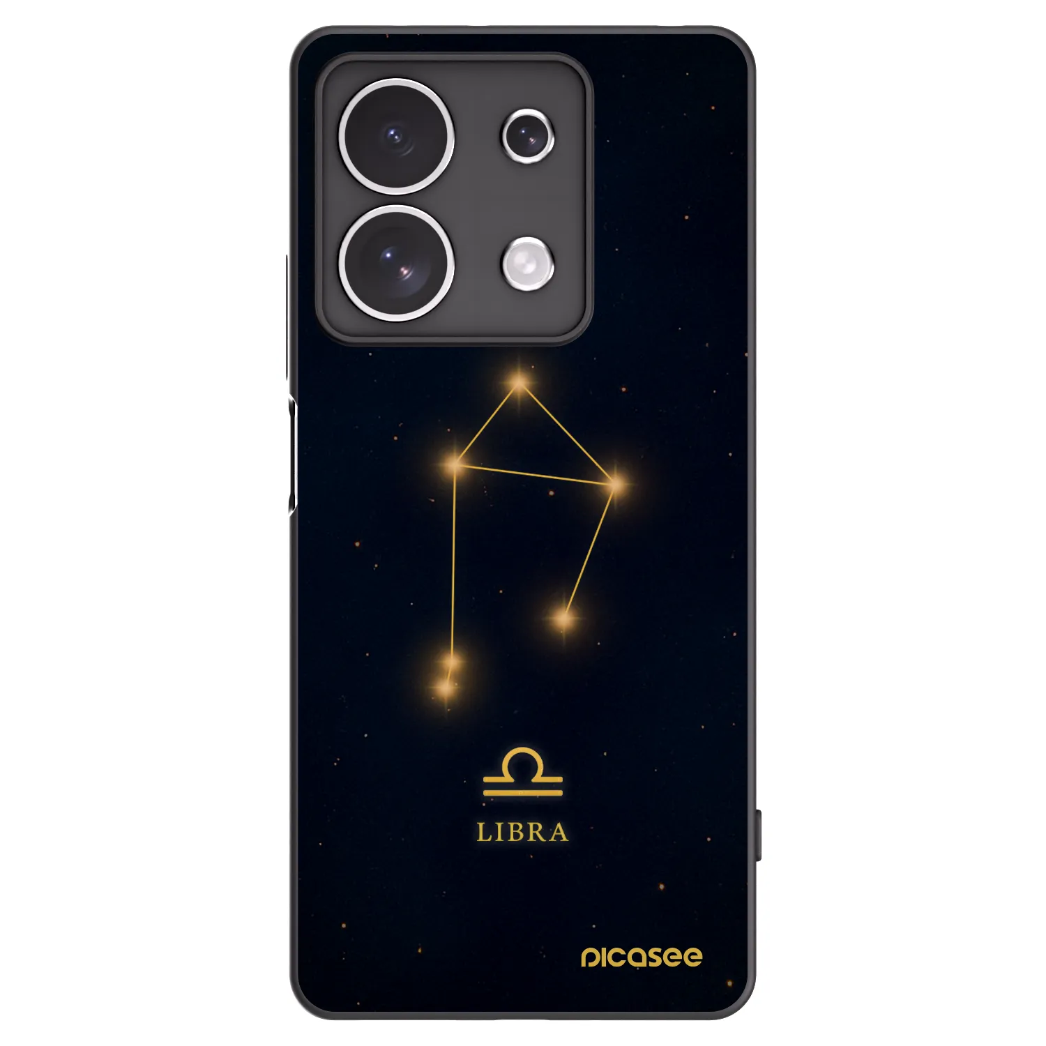Picasee crna silikonska maskica za Xiaomi Redmi Note 13 4G - LIBRA