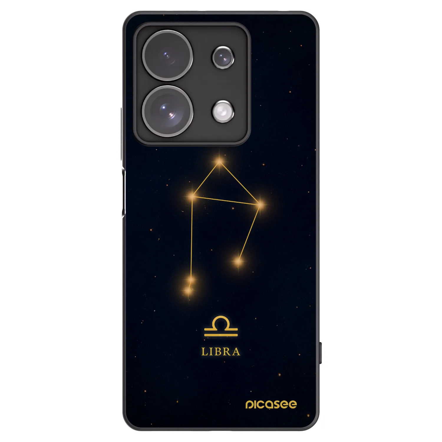 Picasee crna silikonska maskica za Xiaomi Redmi Note 13 Pro 4G - LIBRA