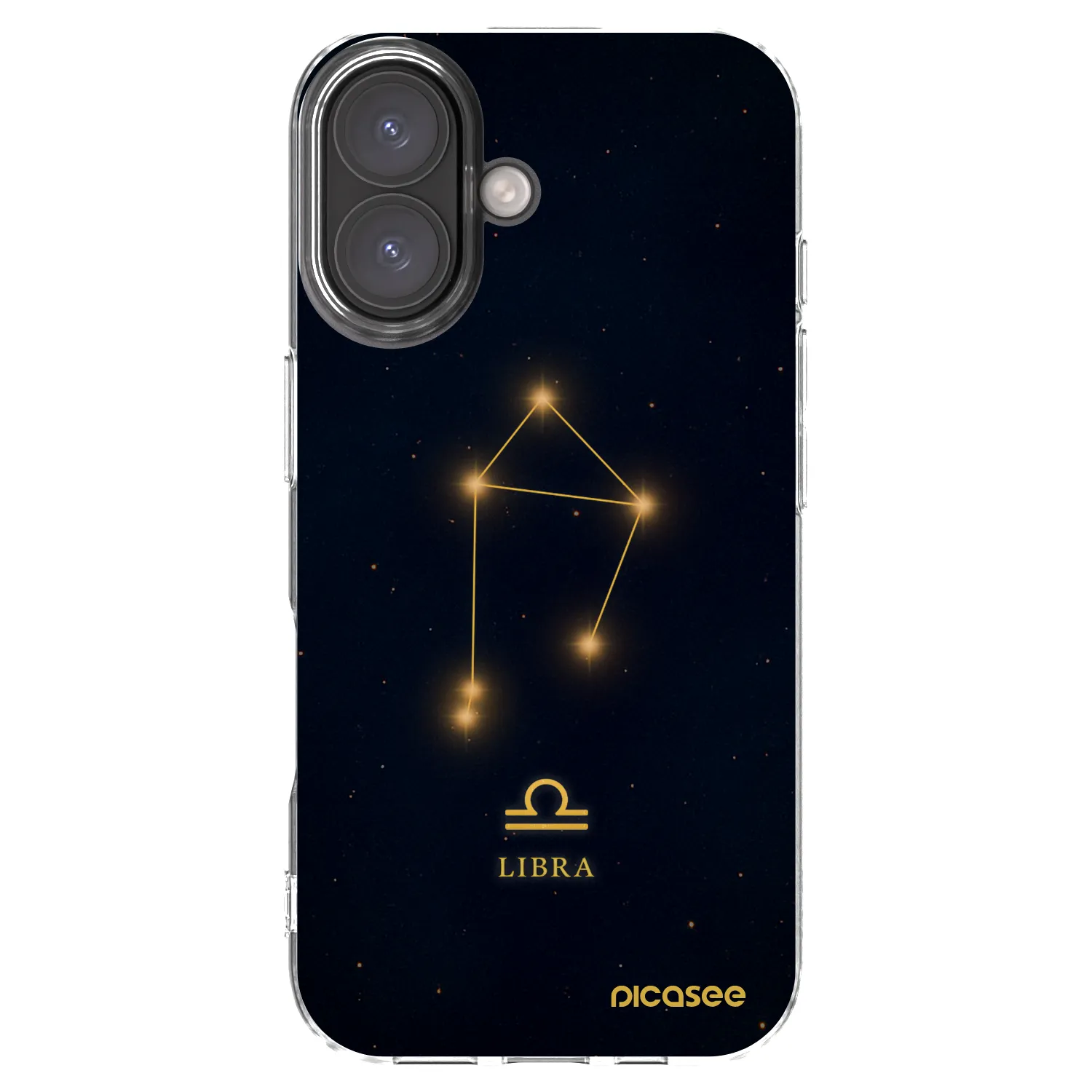 Picasee silikonska prozirna maskica za Apple iPhone 16 - LIBRA