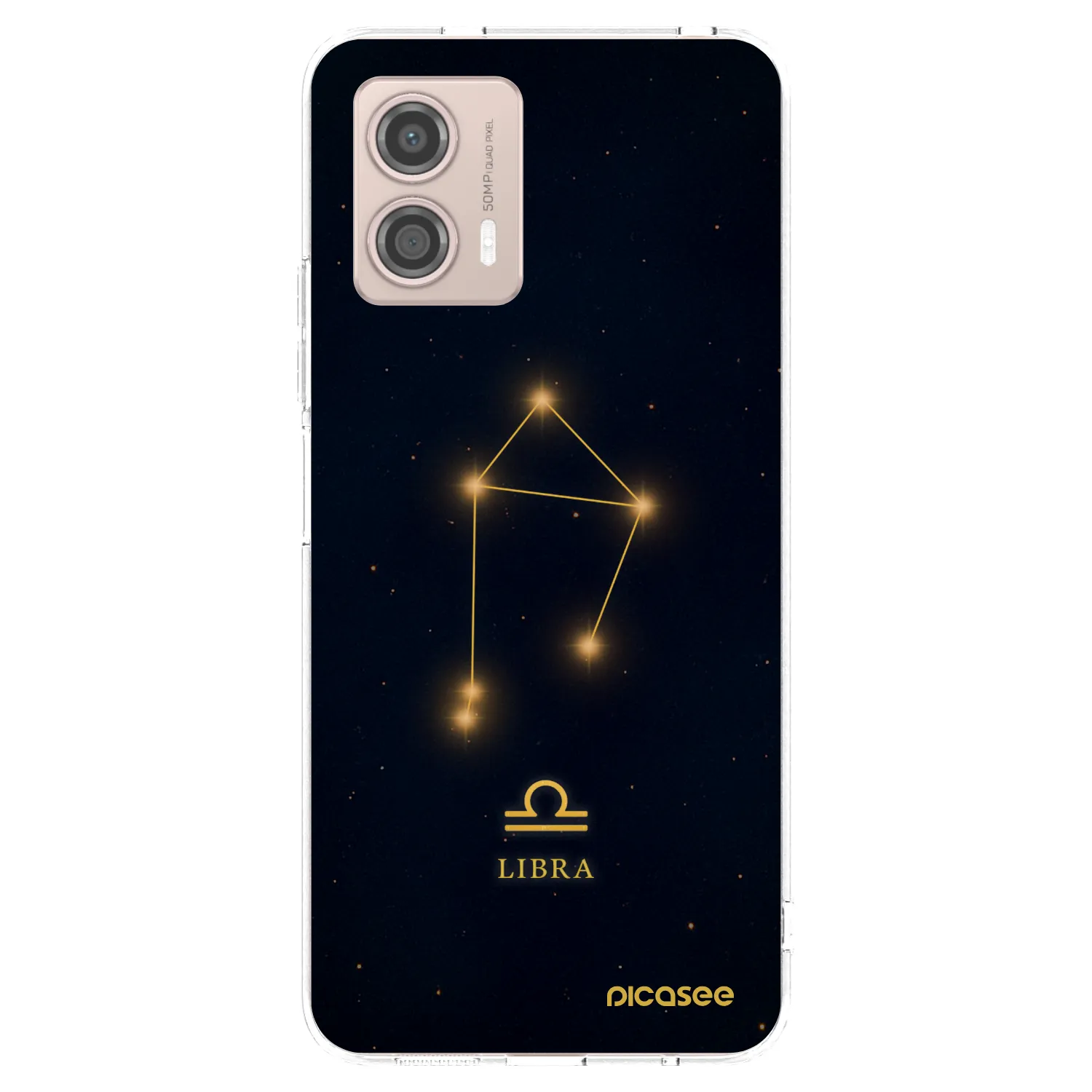 Picasee silikonska prozirna maskica za Motorola Moto G53 5G - LIBRA
