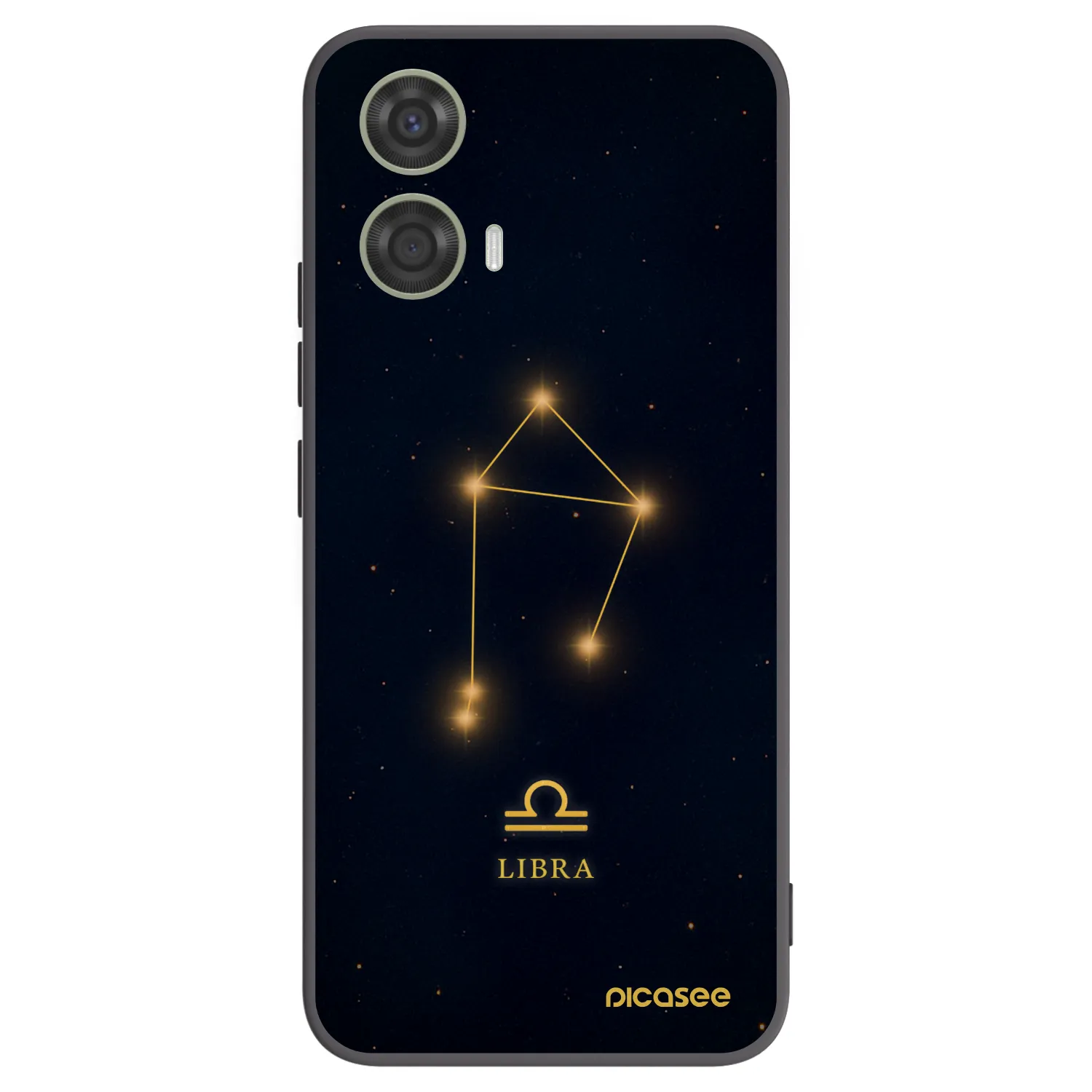 Picasee crna silikonska maskica za Motorola Moto G24 - LIBRA