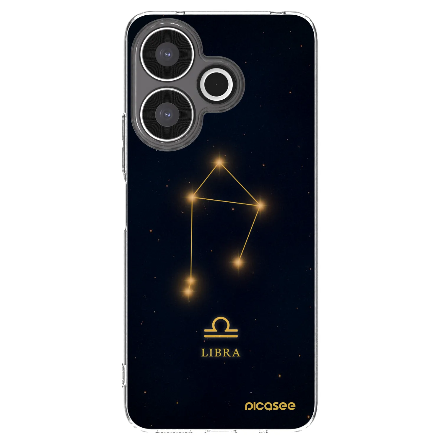 Picasee silikonska prozirna maskica za Xiaomi Redmi 13 4G - LIBRA