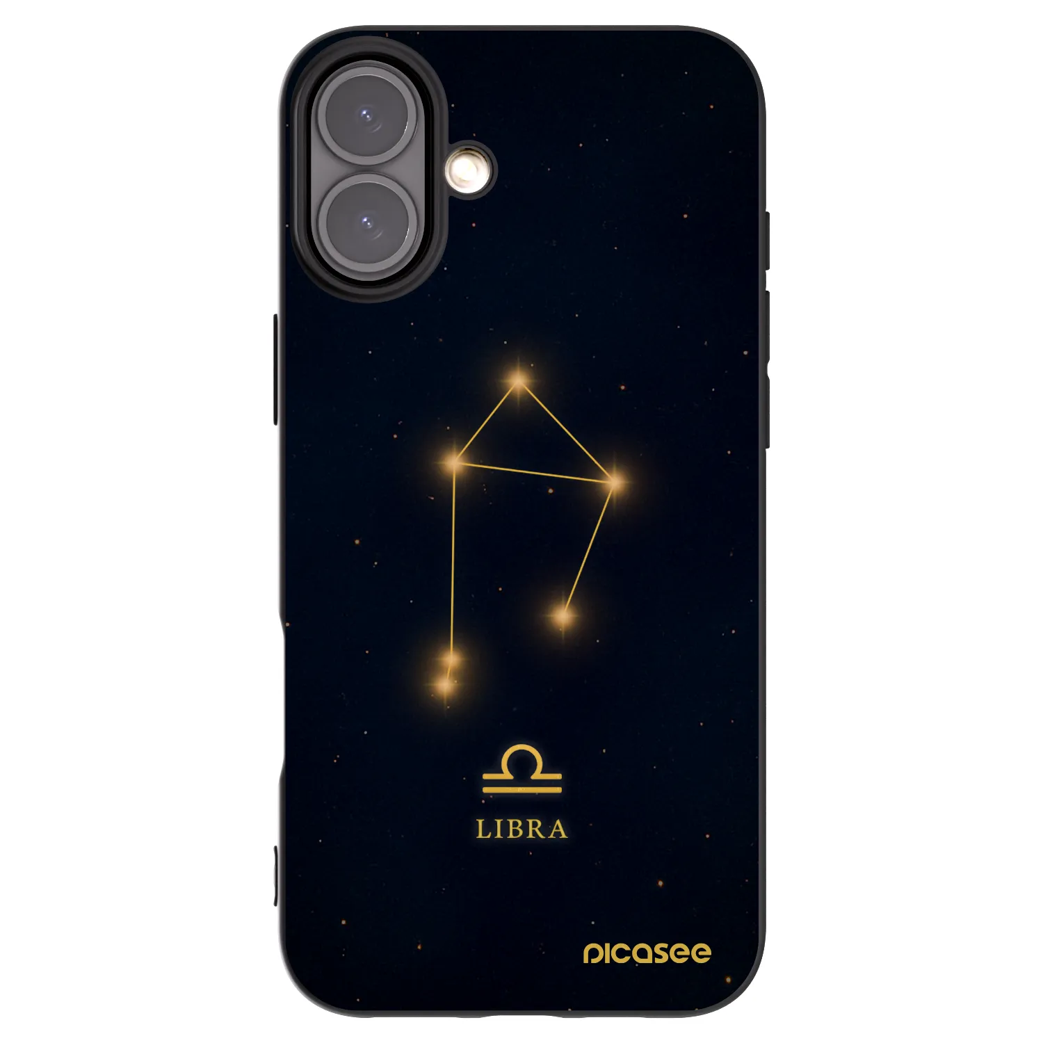 Picasee crna silikonska maskica za Apple iPhone 16 Plus - LIBRA
