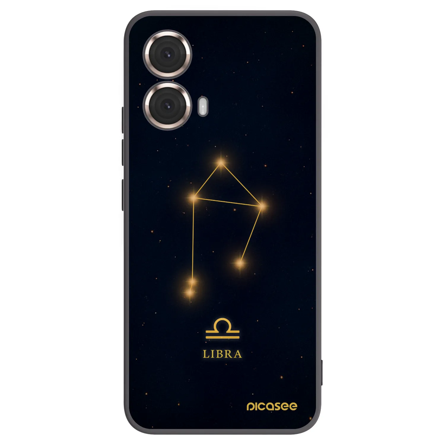Picasee crna silikonska maskica za Motorola Moto G85 - LIBRA