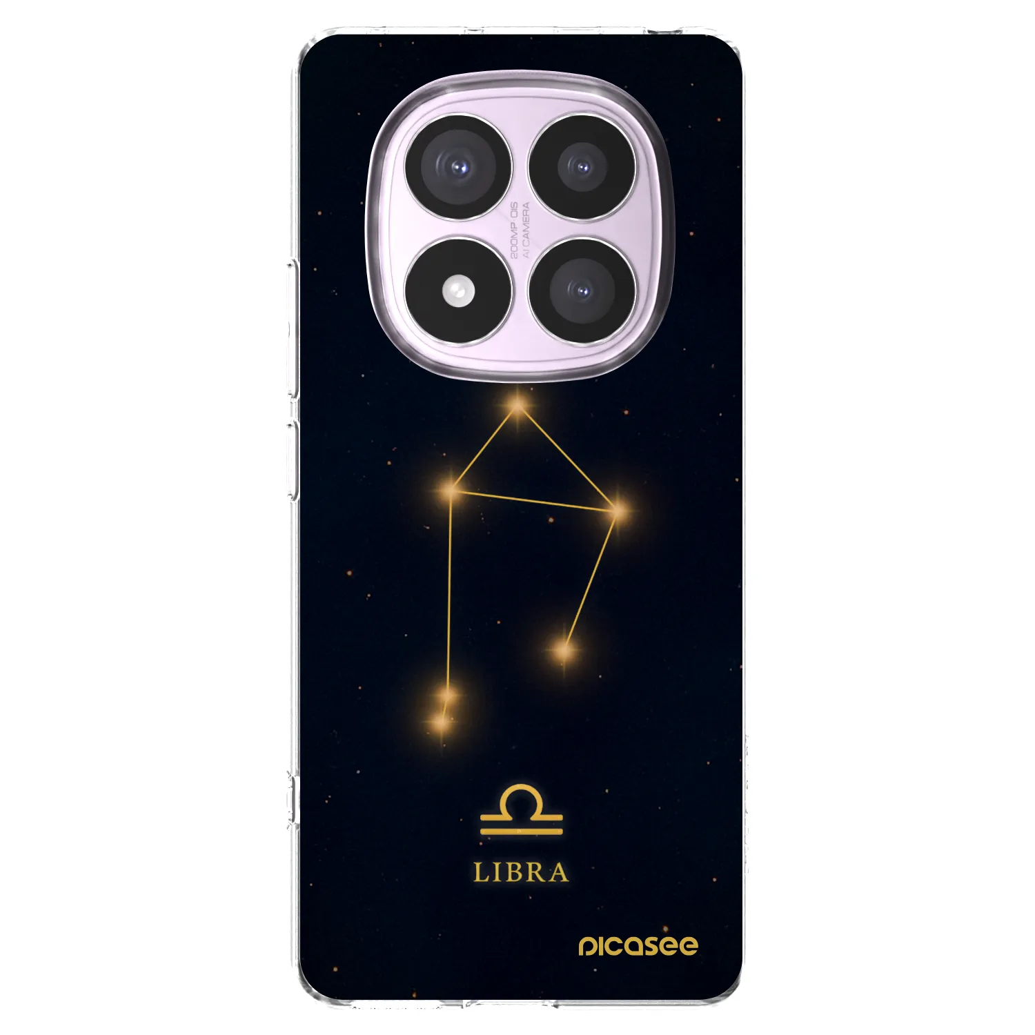 Picasee silikonska prozirna maskica za Xiaomi Redmi Note 14 Pro 5G - LIBRA