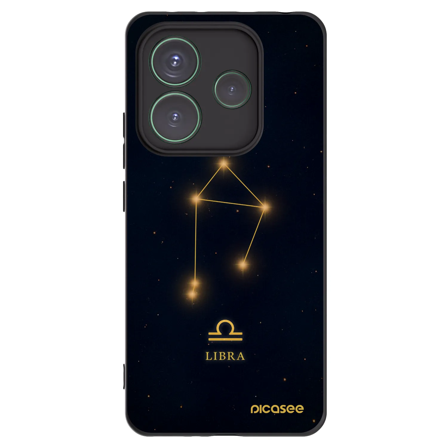 Picasee crna silikonska maskica za Xiaomi Redmi Note 14 5G - LIBRA