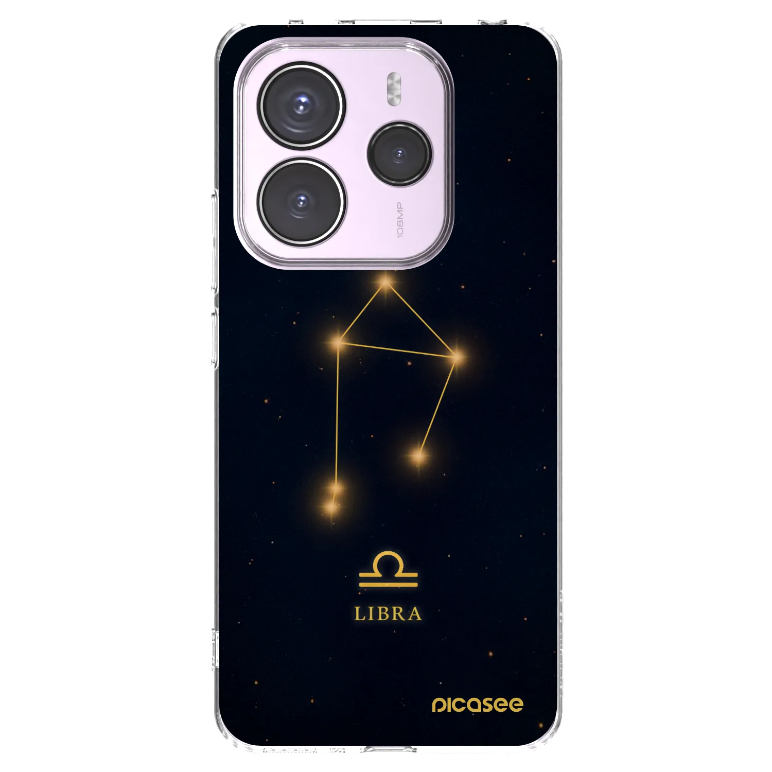Picasee silikonska prozirna maskica za Xiaomi Redmi Note 14 5G - LIBRA