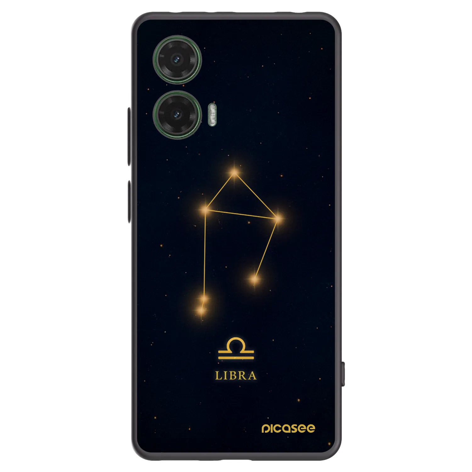 Picasee crna silikonska maskica za Motorola Moto G35 5G - LIBRA