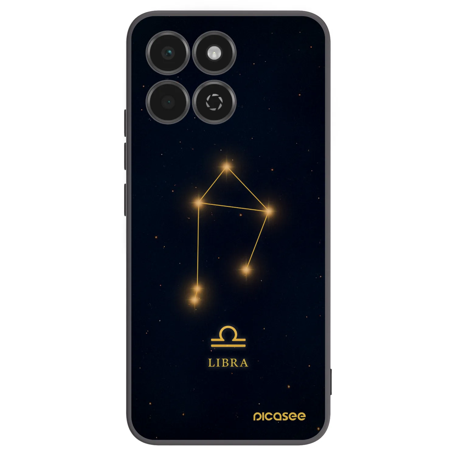 Picasee crna silikonska maskica za Honor 200 Smart 5G - LIBRA