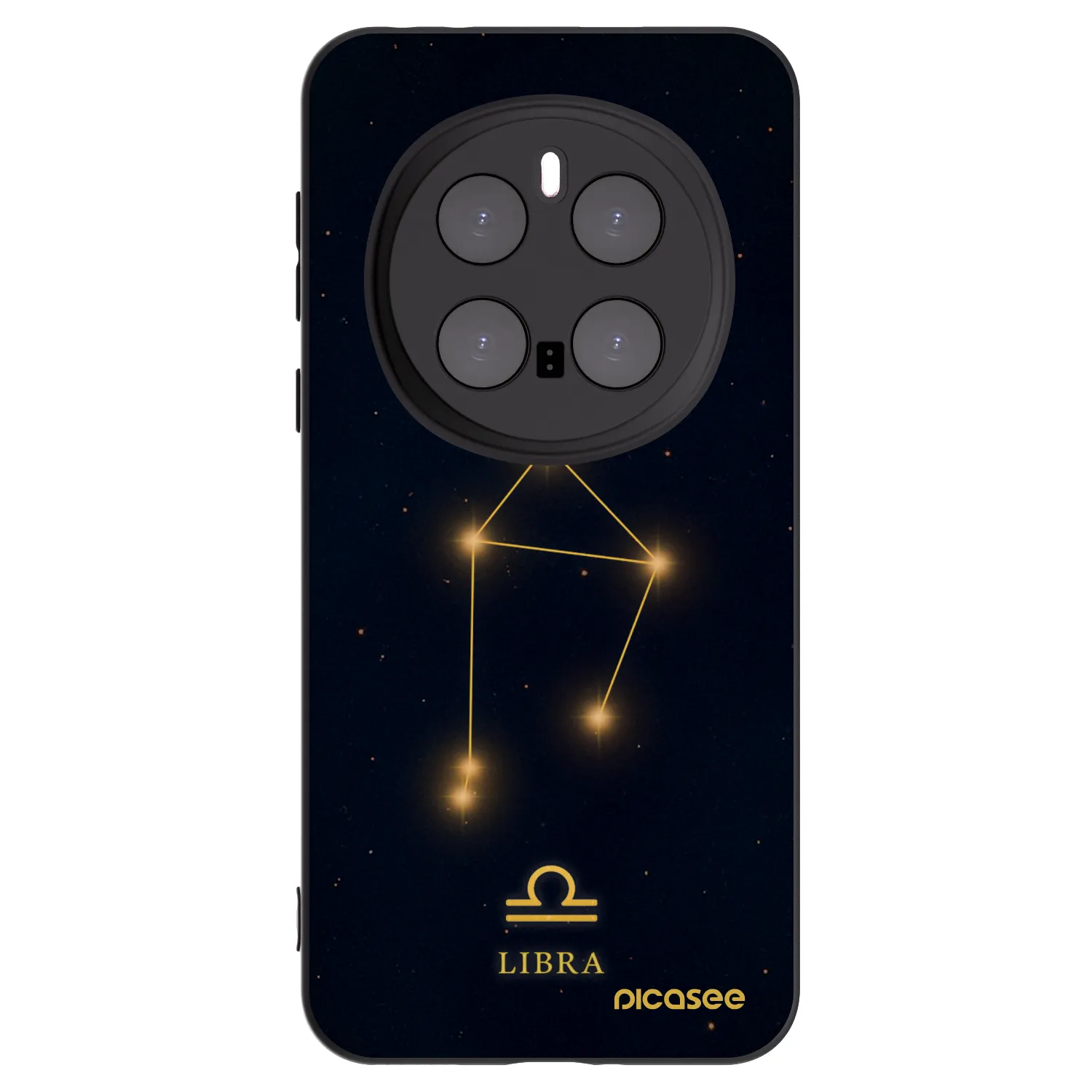 Picasee crna silikonska maskica za Honor Magic7 Pro 5G - LIBRA