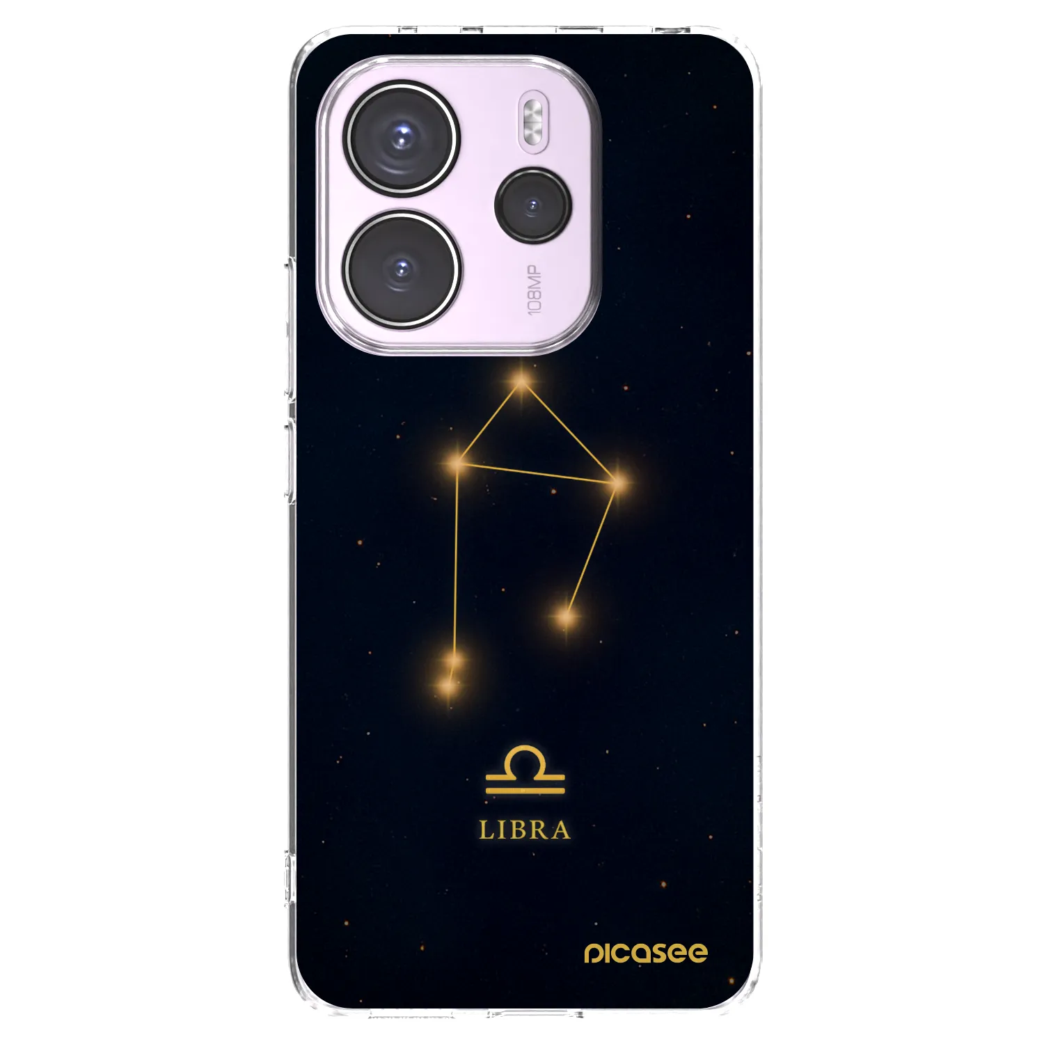 Picasee silikonska prozirna maskica za Xiaomi Redmi Note 14 4G - LIBRA