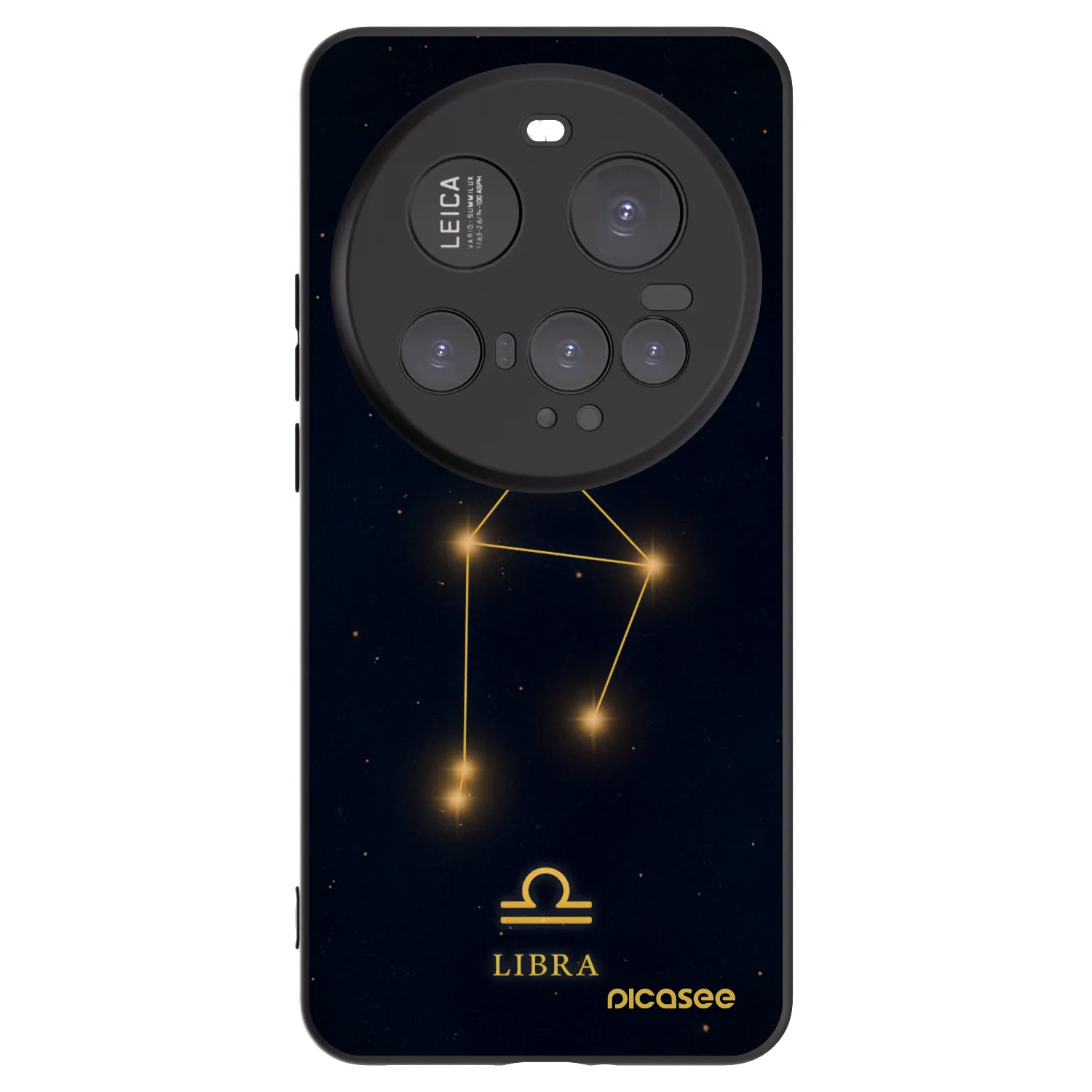 Picasee crna silikonska maskica za Xiaomi 15 Ultra - LIBRA