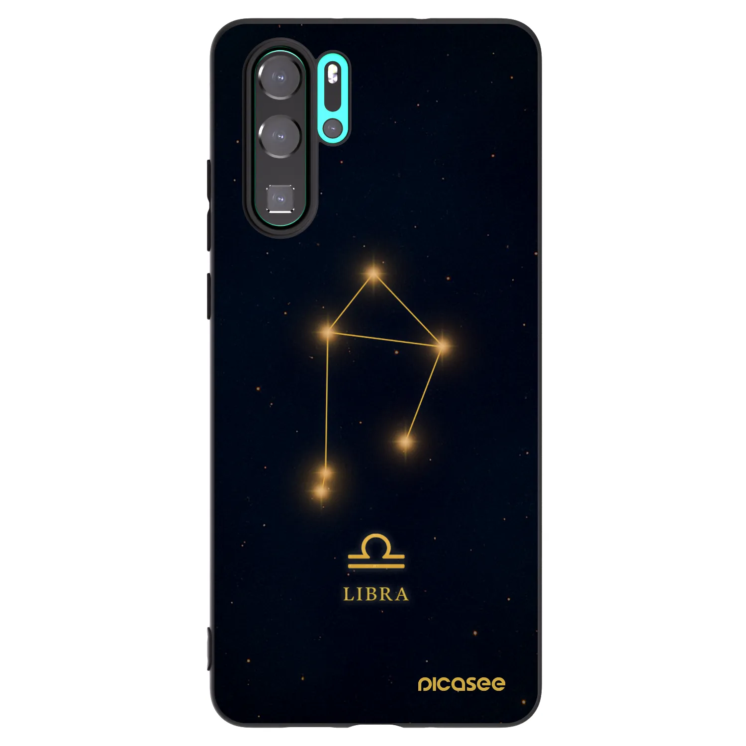 Picasee crna silikonska maskica za Huawei P30 Pro - LIBRA