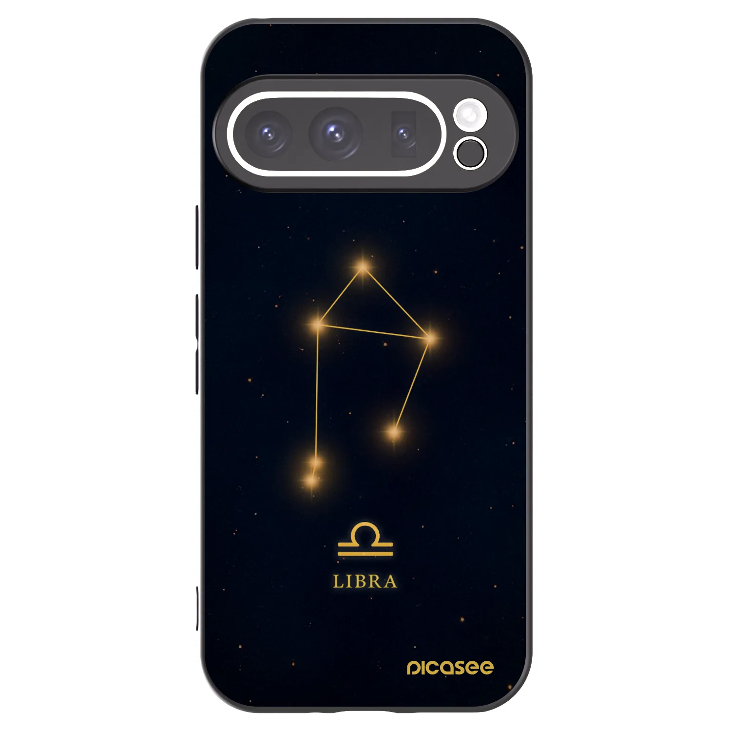Picasee crna silikonska maskica za Google Pixel 9 Pro - LIBRA