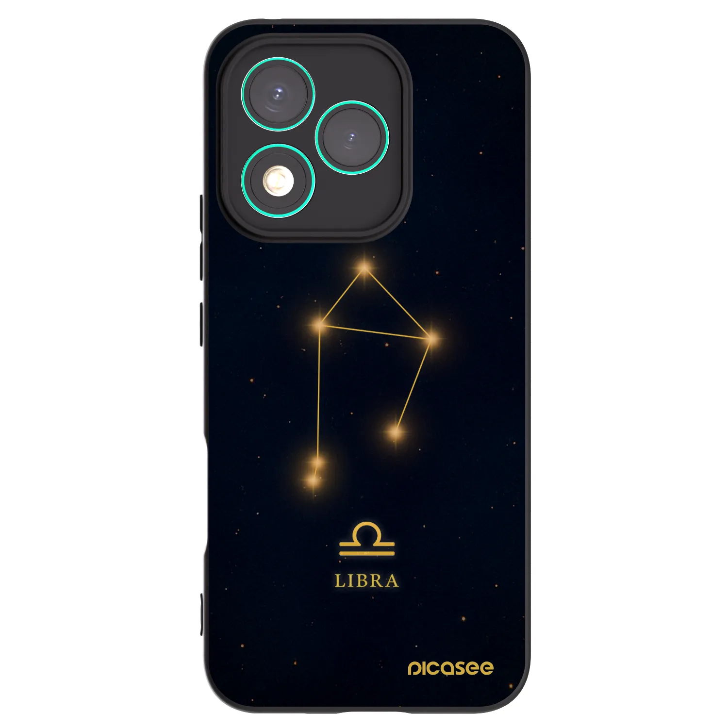 Picasee crna silikonska maskica za Honor 400 Lite 5G - LIBRA