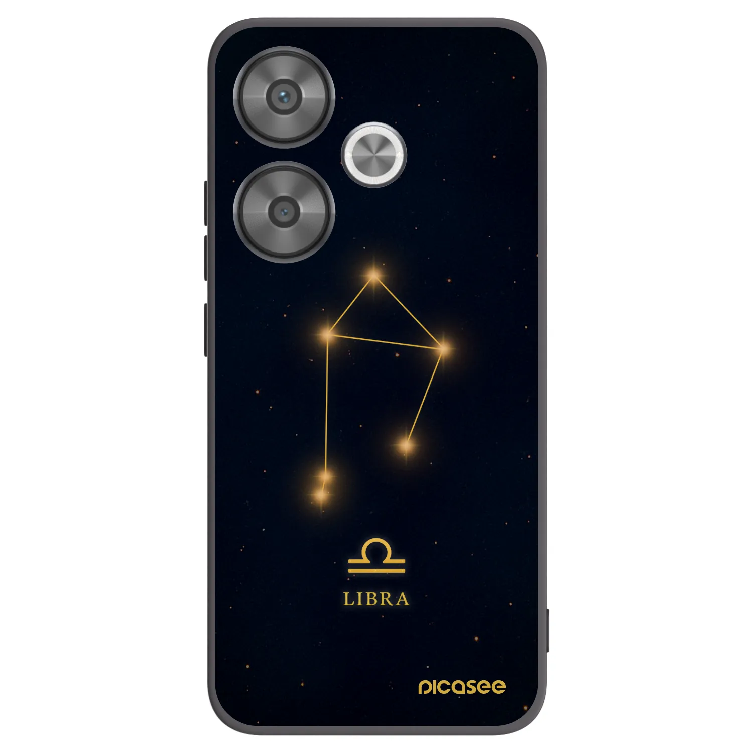 Picasee crna silikonska maskica za Xiaomi Poco F6 - LIBRA