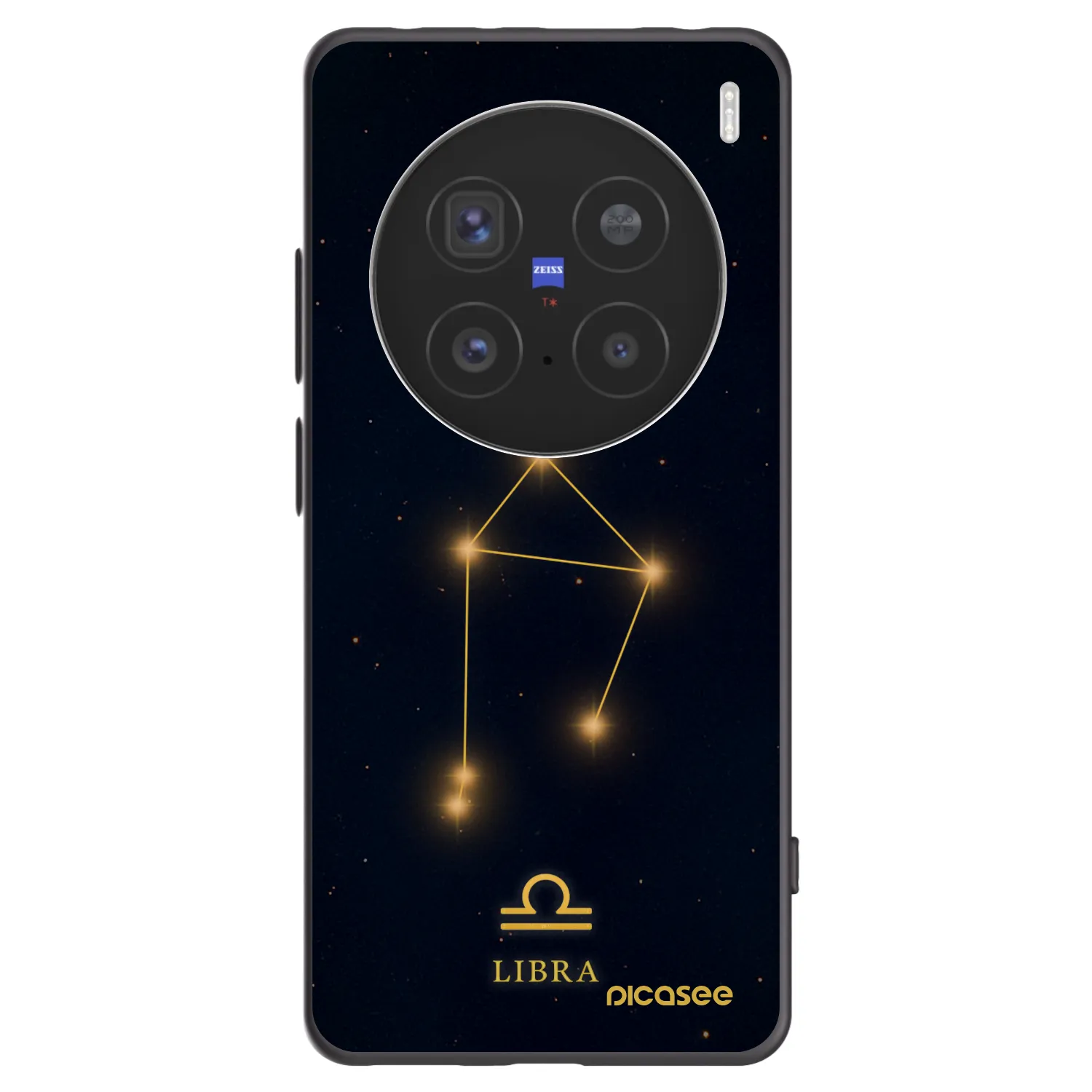 Picasee crna silikonska maskica za Vivo X200 Pro - LIBRA