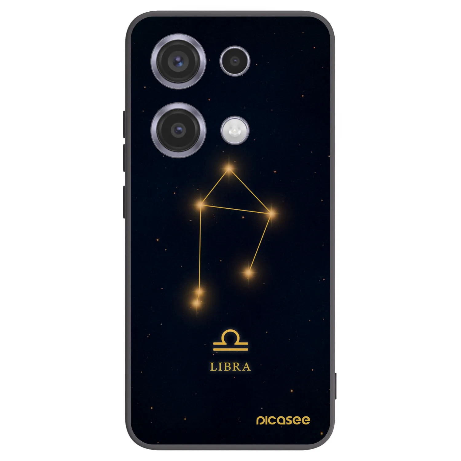 Picasee crna silikonska maskica za Xiaomi Redmi Note 14S - LIBRA