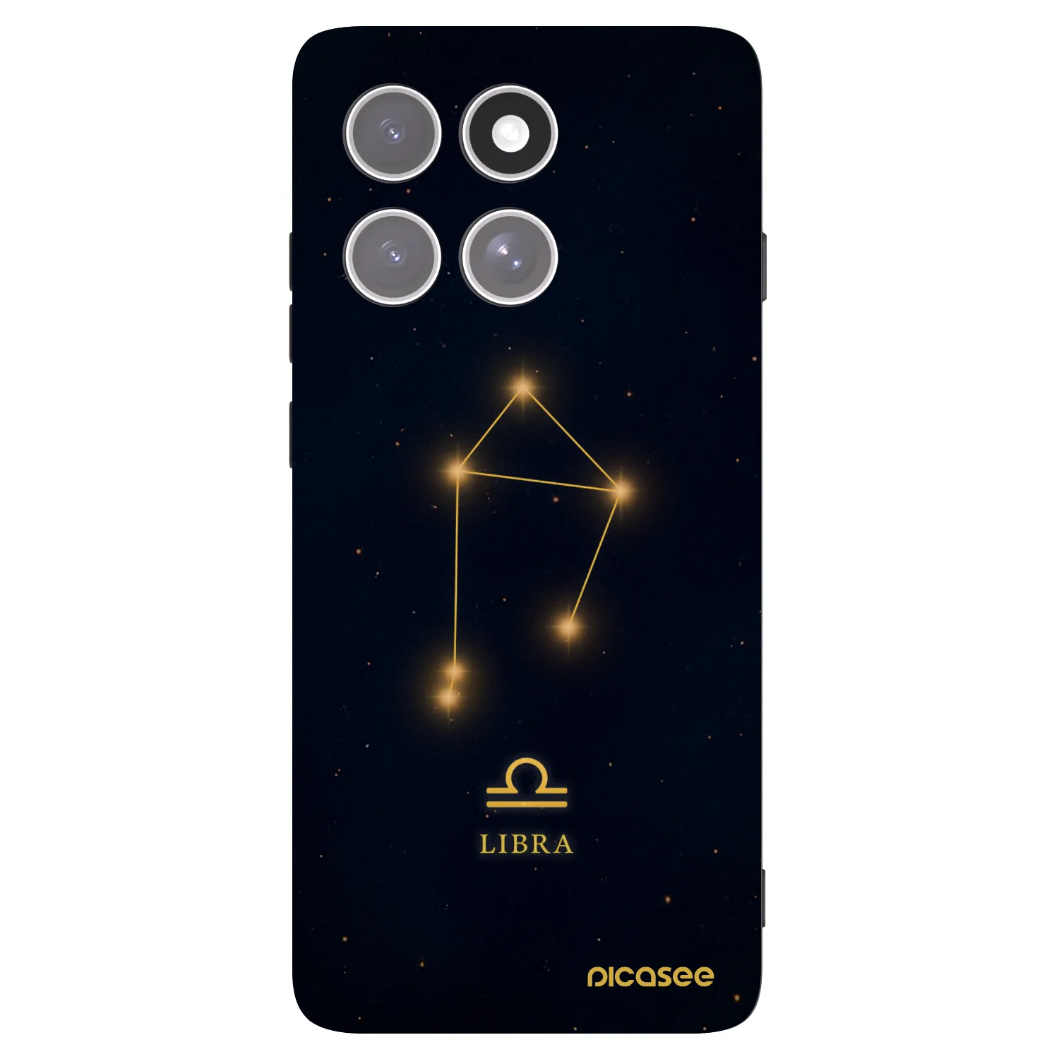 Picasee crna silikonska maskica za Motorola Edge 60 Pro - LIBRA