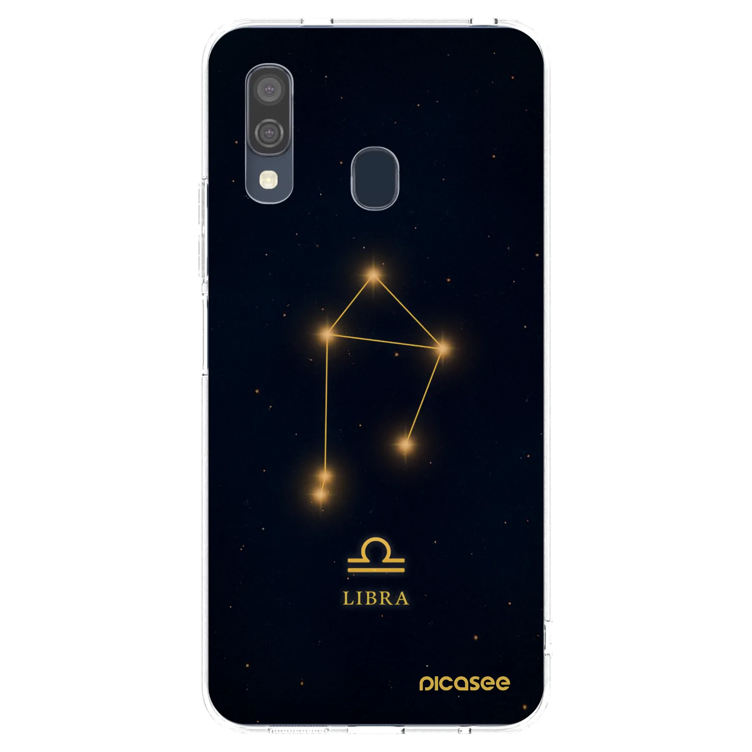 Picasee silikonska prozirna maskica za Samsung Galaxy A40 A405F - LIBRA