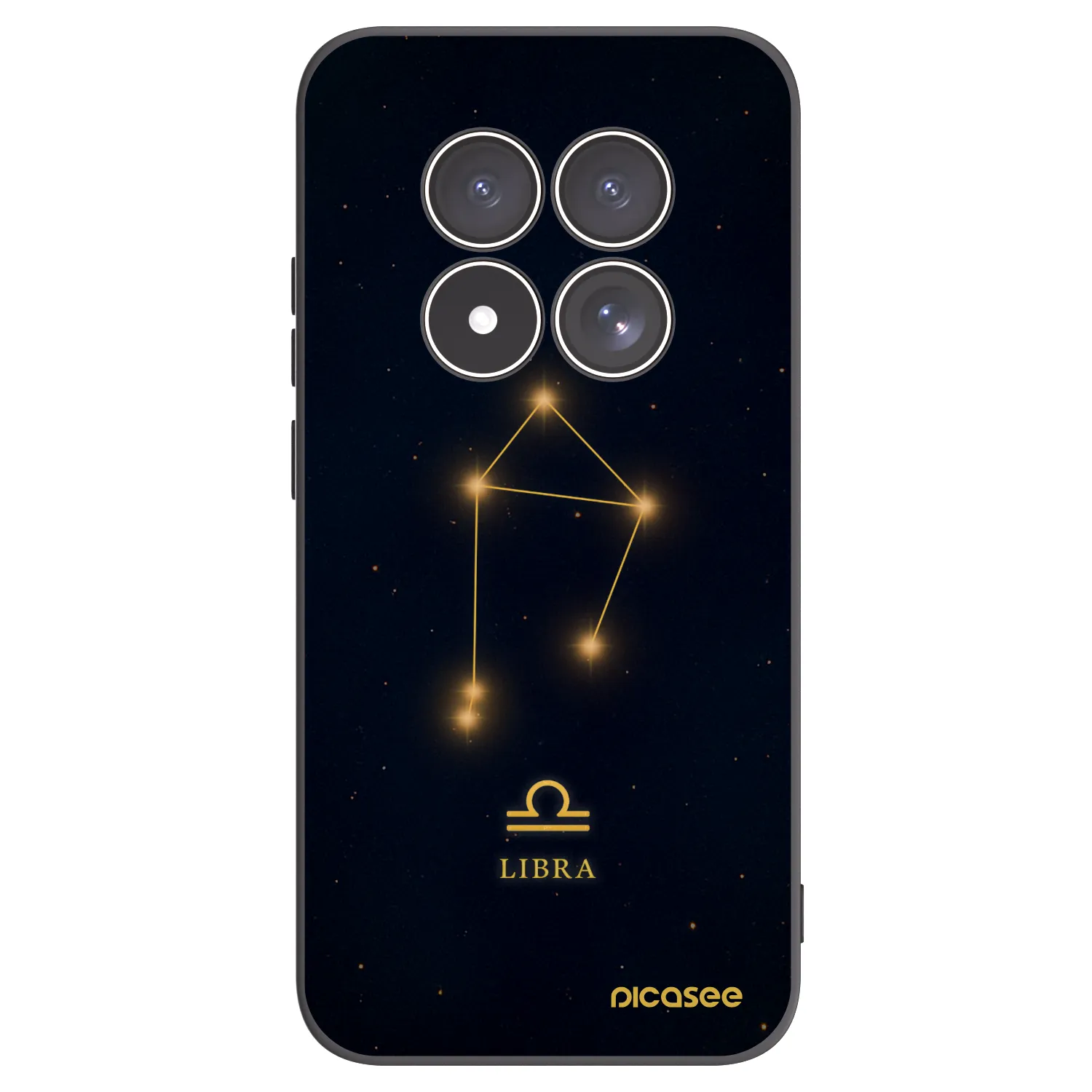Picasee crna silikonska maskica za Xiaomi Redmi Note 15 Pro 4G - LIBRA