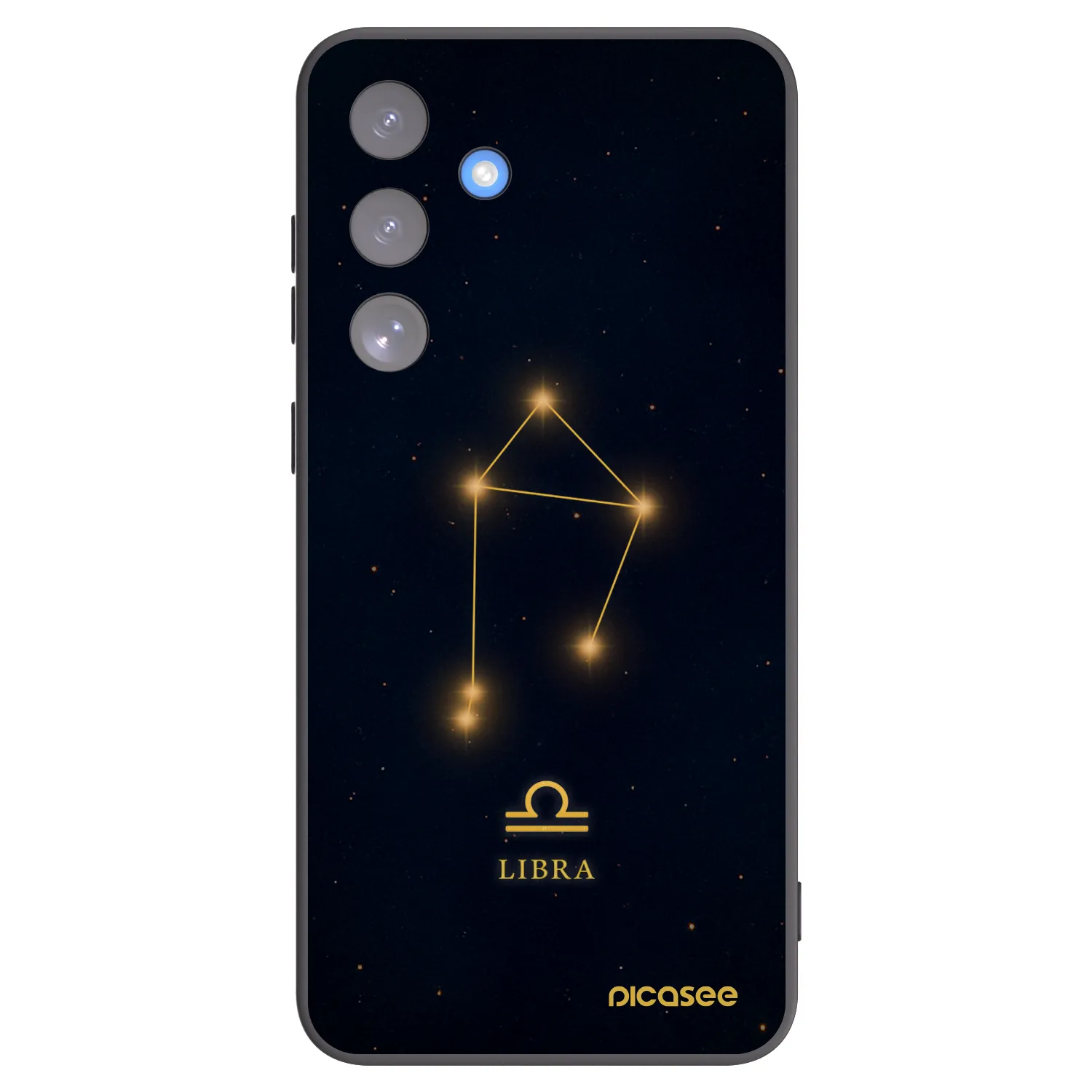 Picasee crna silikonska maskica za Samsung Galaxy S25 FE 5G - LIBRA