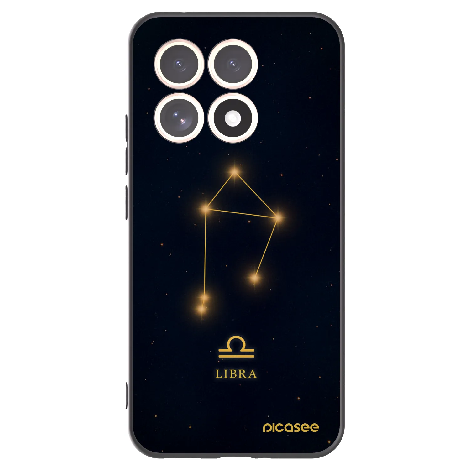 Picasee crna silikonska maskica za Xiaomi 15T - LIBRA