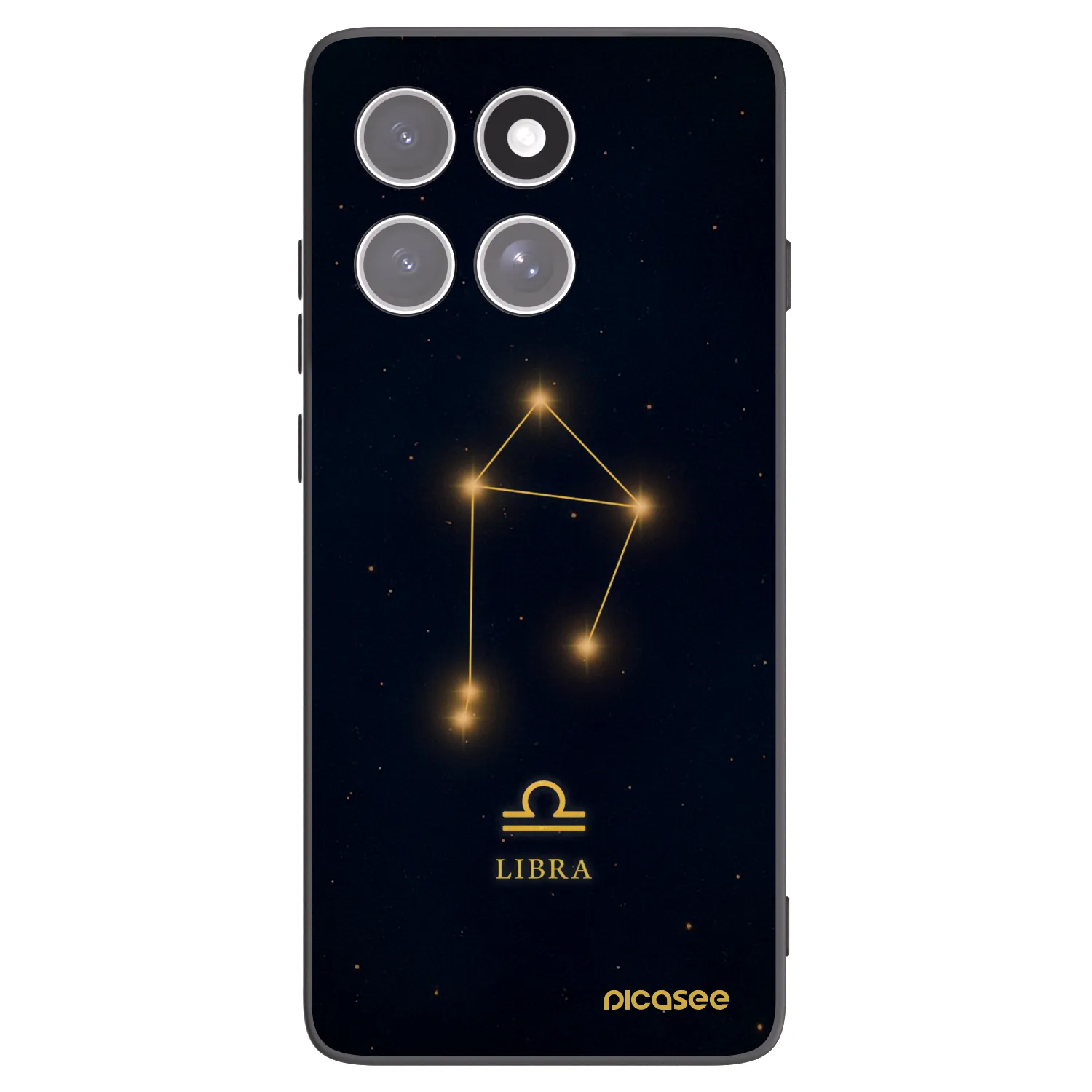 Picasee crna silikonska maskica za Motorola Edge 60 Fusion - LIBRA