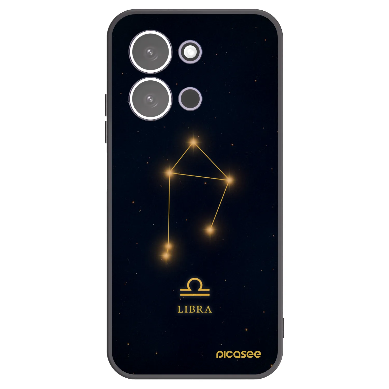 Picasee crna silikonska maskica za Xiaomi Redmi 15C 5G - LIBRA