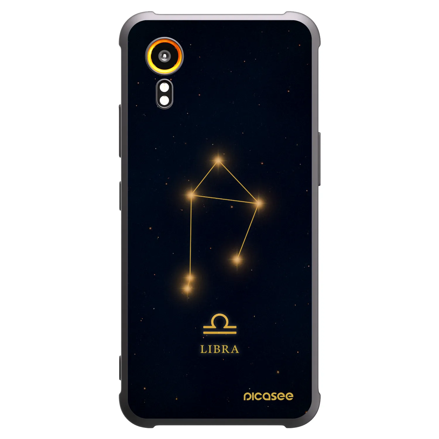 Picasee crna silikonska maskica za Samsung Galaxy Xcover 7 - LIBRA