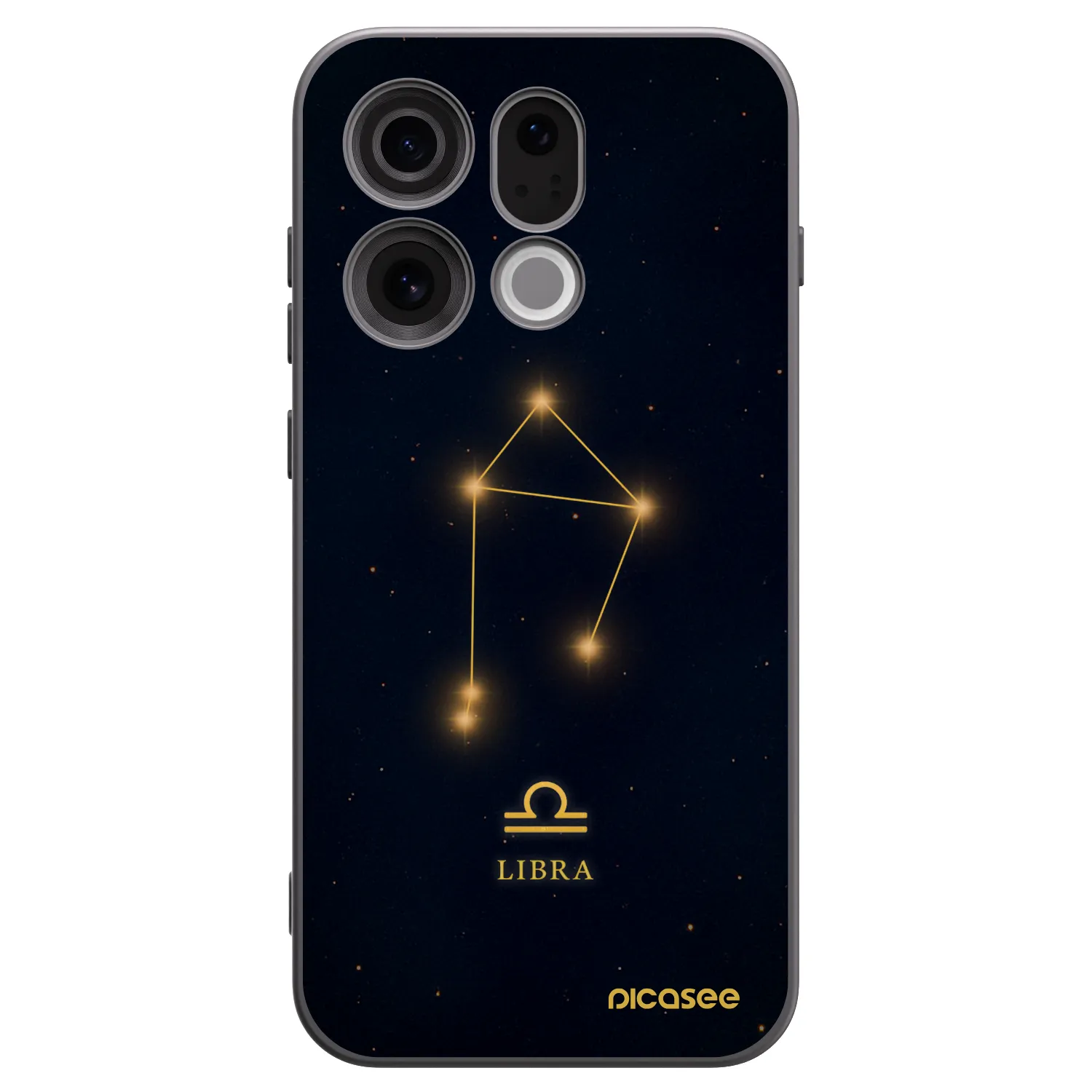 Picasee crna silikonska maskica za OPPO Find X9 - LIBRA