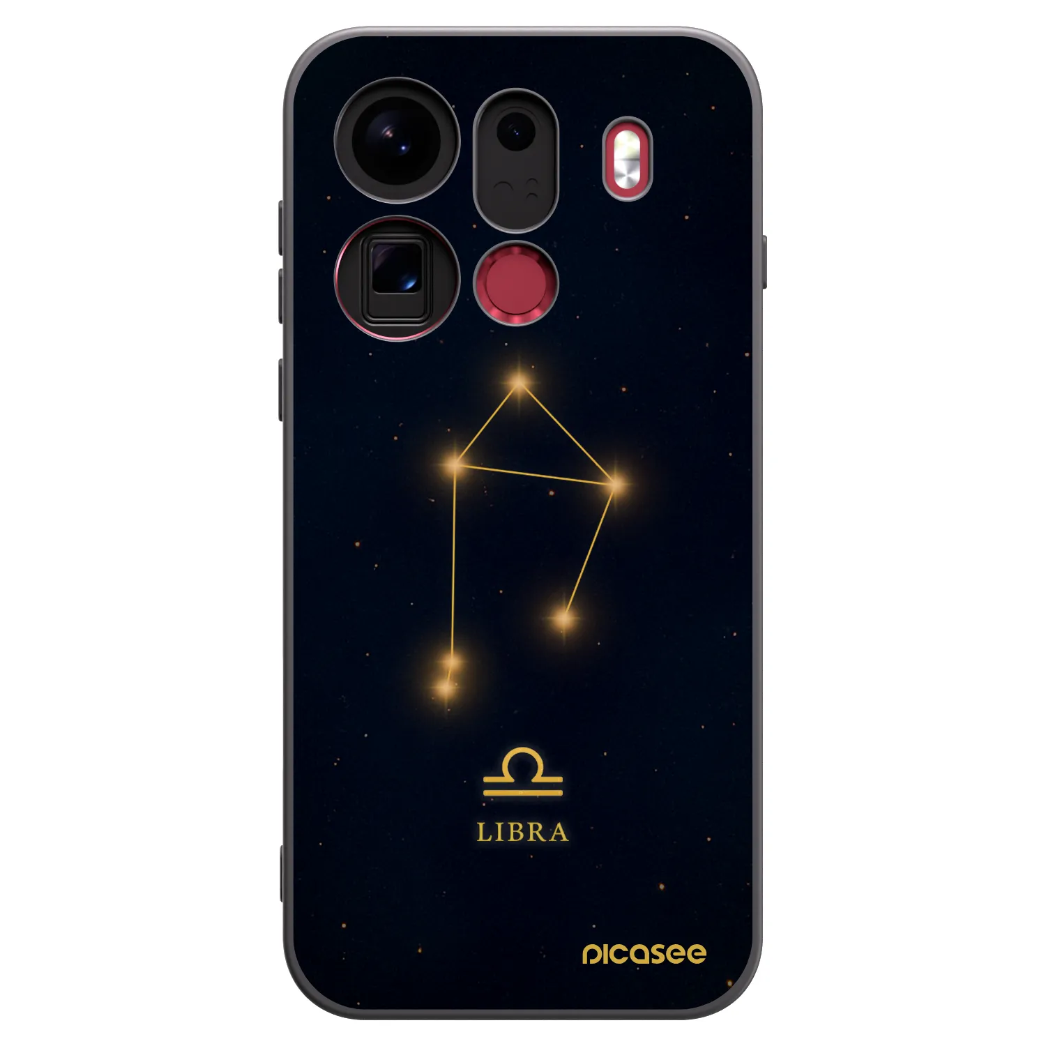 Picasee crna silikonska maskica za OPPO Find X9 Pro - LIBRA