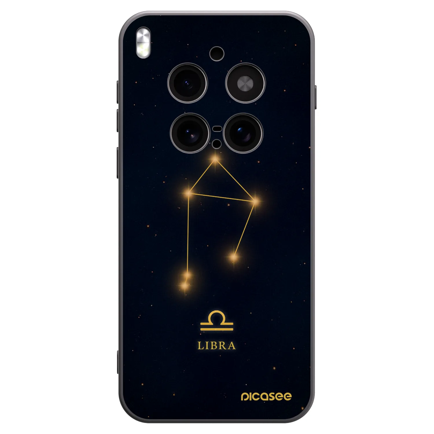 Picasee crna silikonska maskica za Vivo X300 Pro - LIBRA