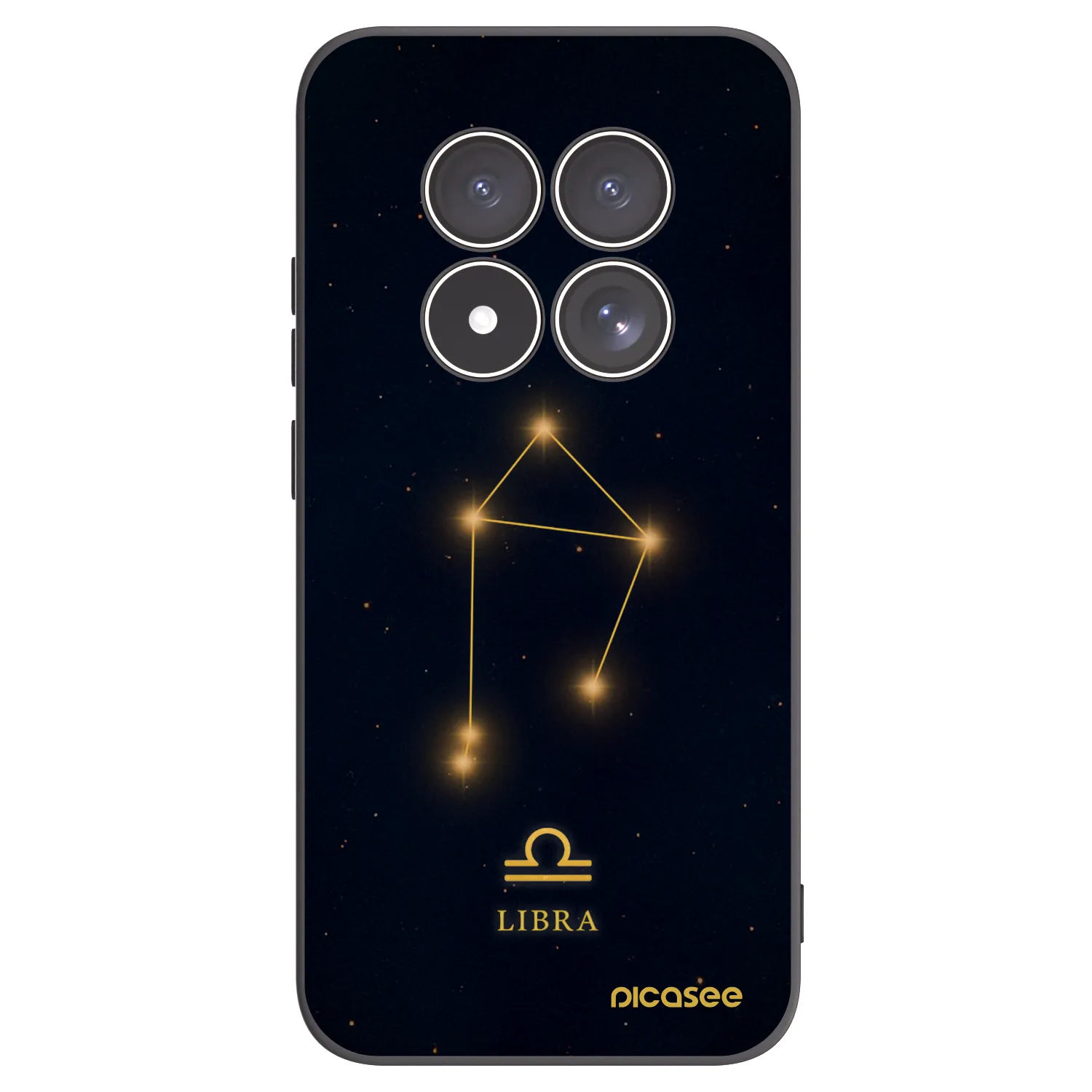 Picasee crna silikonska maskica za Xiaomi Redmi Note 15 Pro 5G - LIBRA