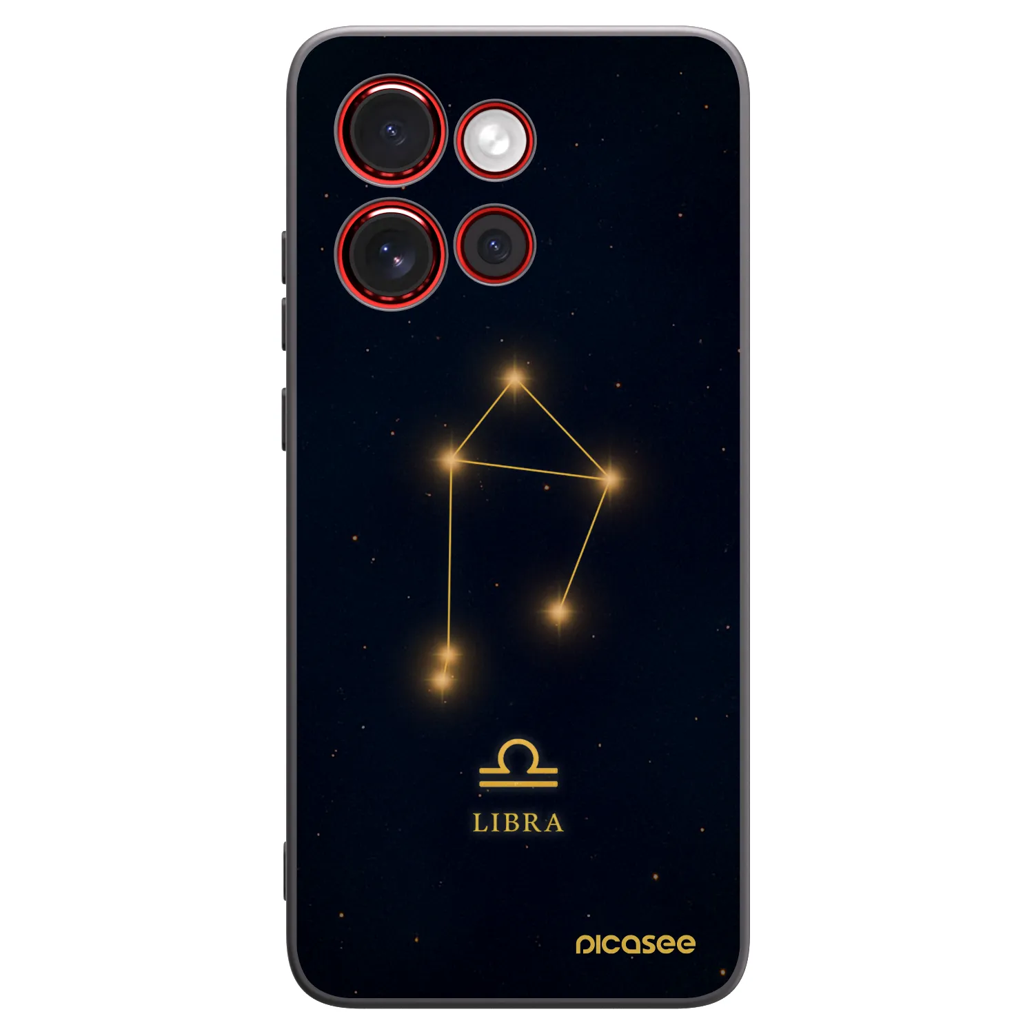 Picasee crna silikonska maskica za Motorola Edge 60 Neo 5G - LIBRA