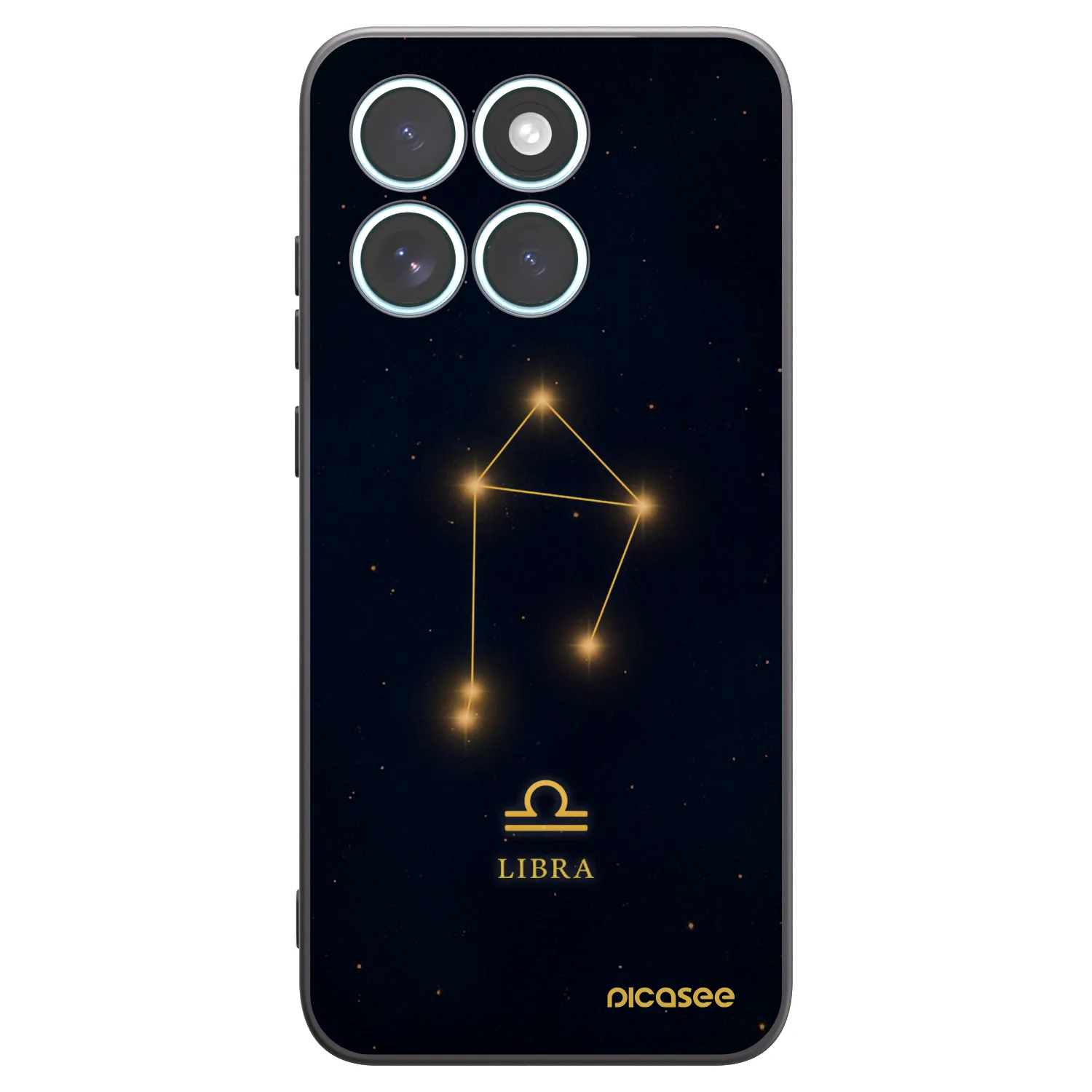 Picasee crna silikonska maskica za Motorola Edge 70 Fusion - LIBRA