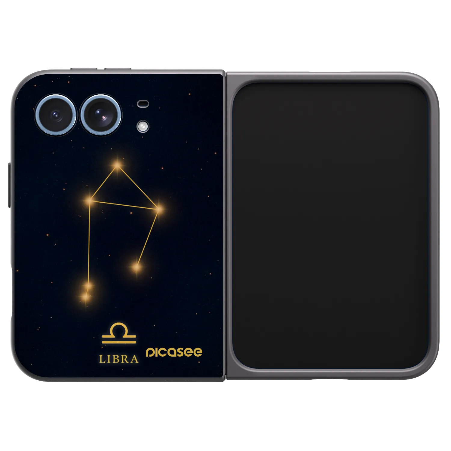 Picasee crna silikonska maskica za Apple iPhone Ultra - LIBRA