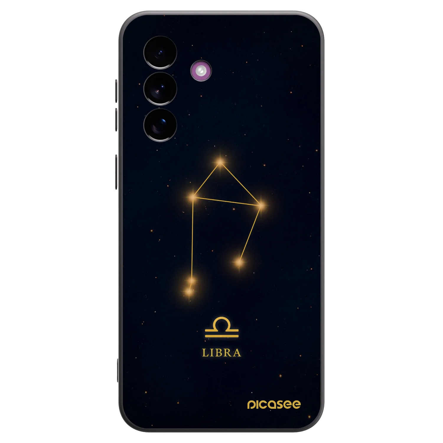 Picasee crna silikonska maskica za Samsung Galaxy A37 - LIBRA