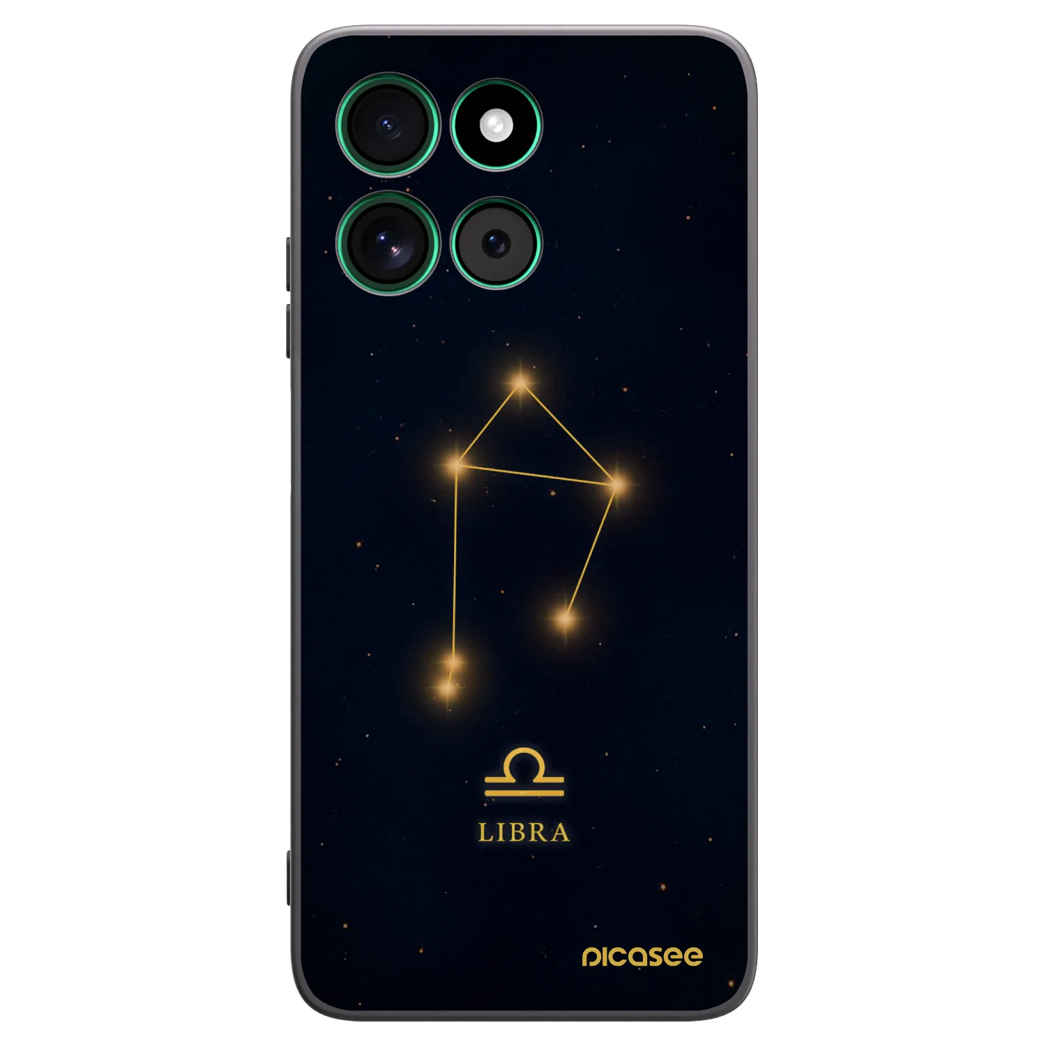 Picasee crna silikonska maskica za Motorola Moto G57 Power - LIBRA