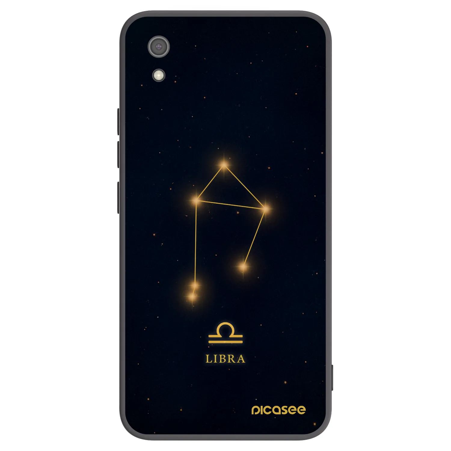 Picasee crna silikonska maskica za Xiaomi Redmi 7A - LIBRA