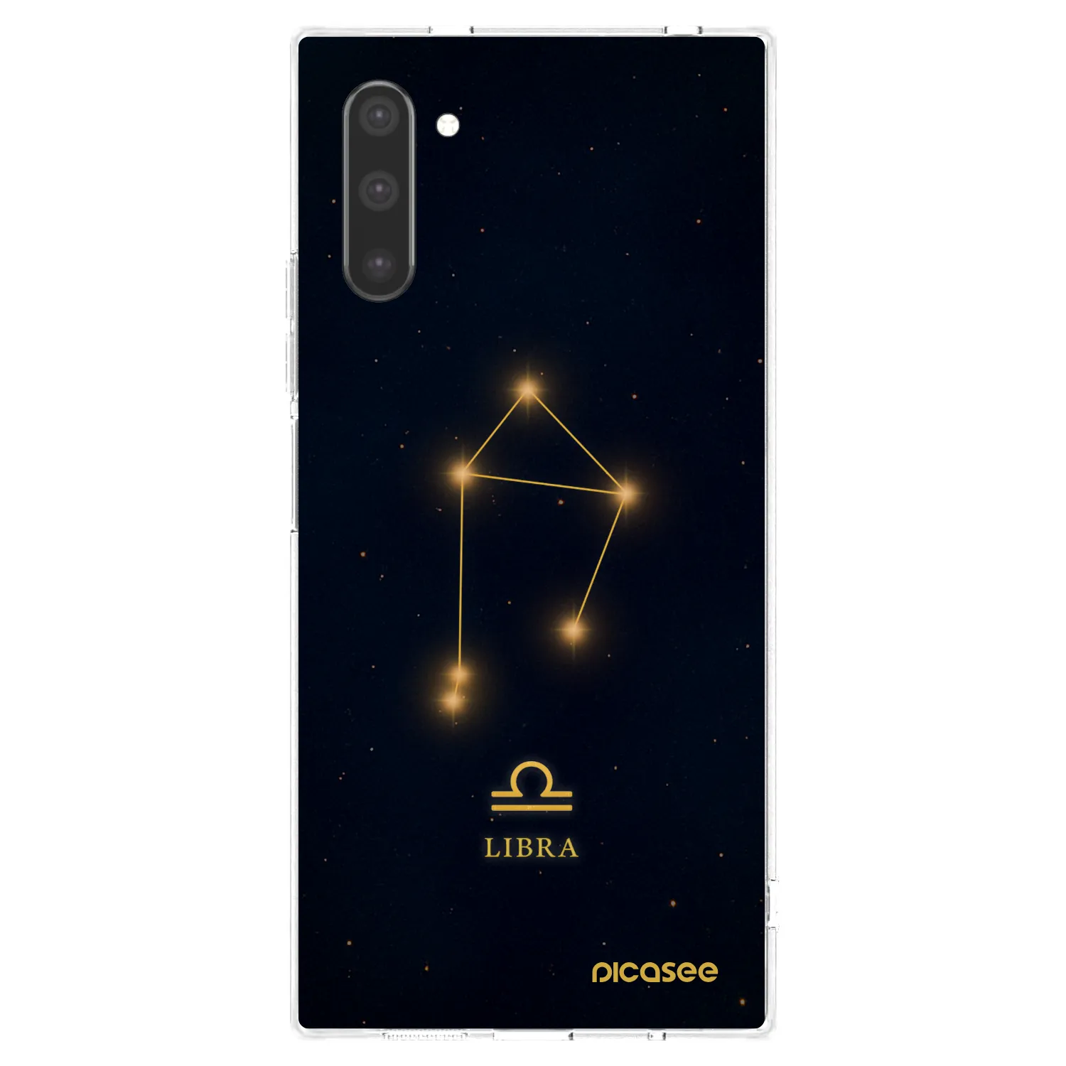 Picasee silikonska prozirna maskica za Samsung Galaxy Note 10 N970F - LIBRA