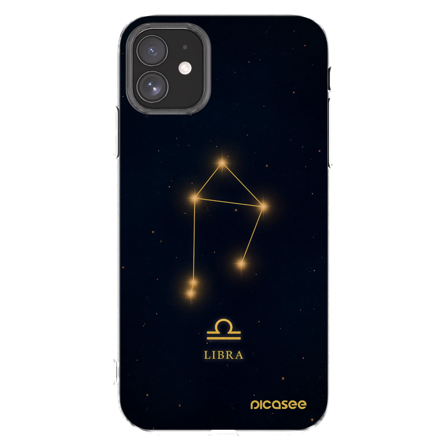 Picasee silikonska prozirna maskica za Apple iPhone 11 - LIBRA