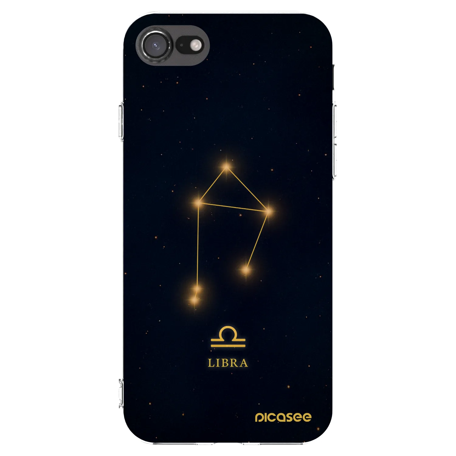 Picasee silikonska prozirna maskica za Apple iPhone 8 - LIBRA