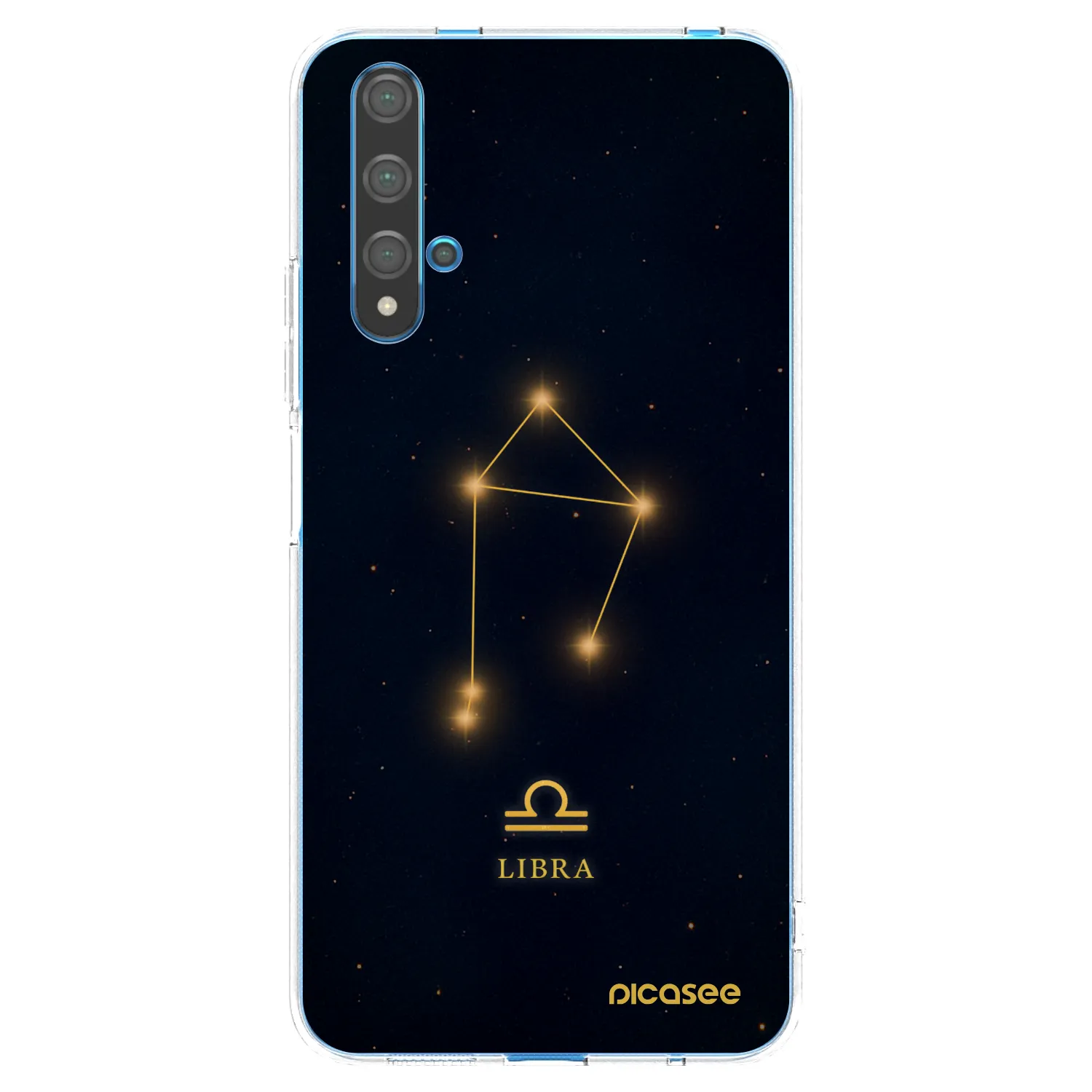 Picasee silikonska prozirna maskica za Huawei Nova 5T - LIBRA